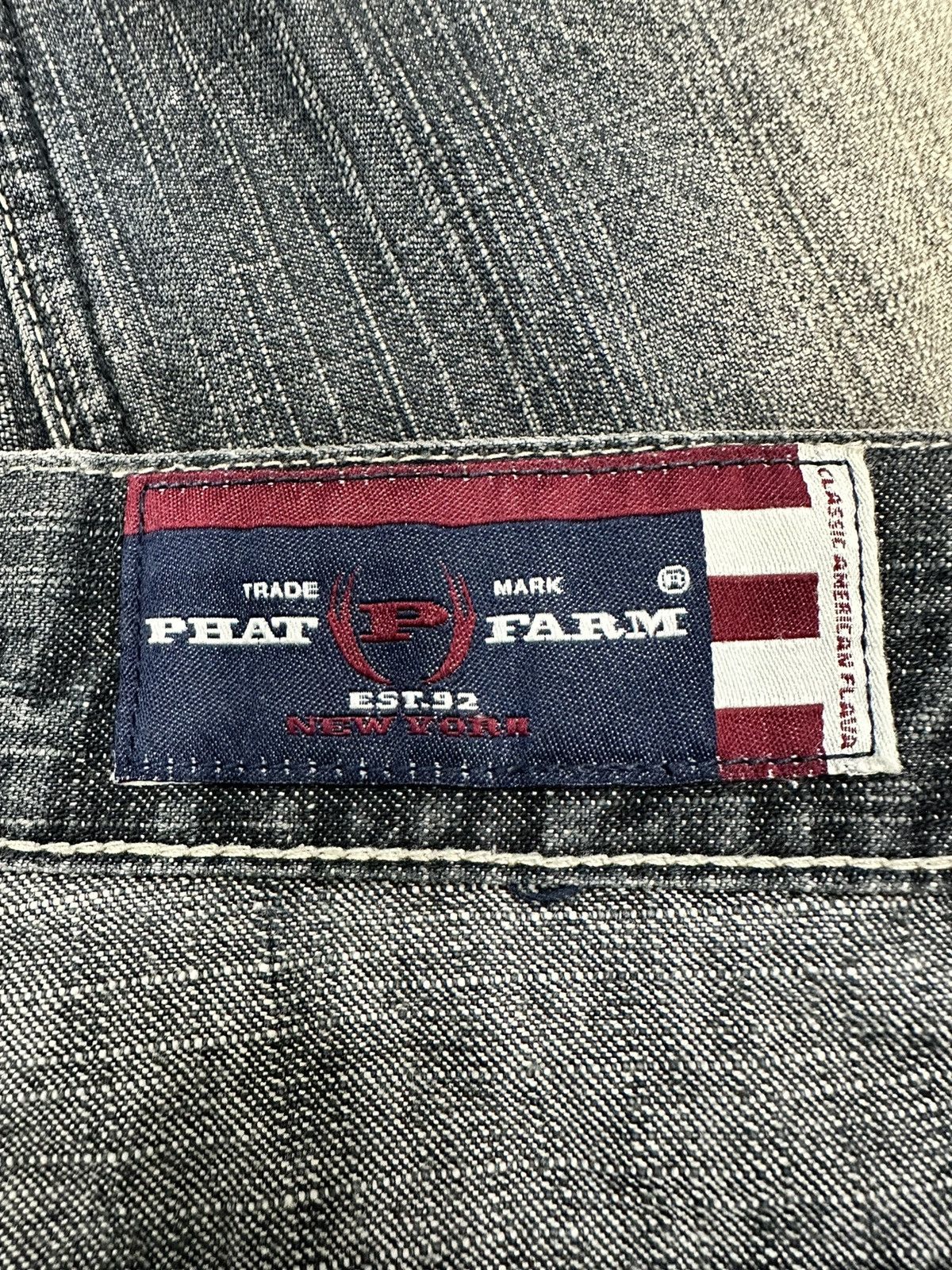 Ecko Unltd. Rare Vintage Y2K PHAT FARM Acid Wash Effects Baggy Jeans Size US 38 / EU 54 - 12 Thumbnail