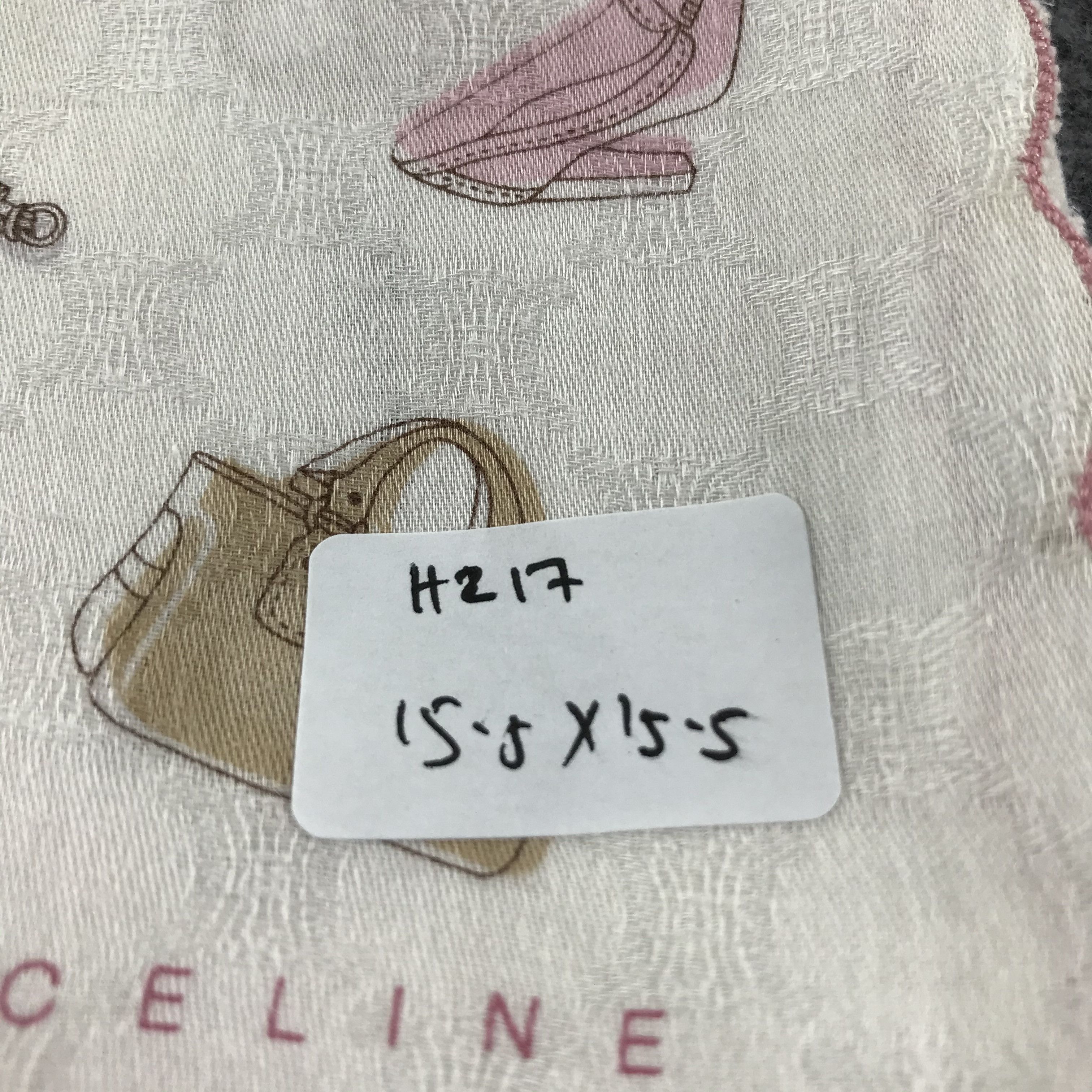Celine Celine Luxury Handkerchief Neckerchief Bandana H217 Size ONE SIZE - 9 Thumbnail