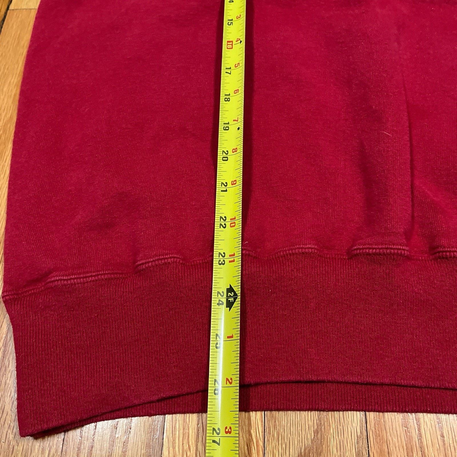 Champion VTG Champion Reverse Weave Crewneck Red Blank 90s Y2K Flaw Size US L / EU 52-54 / 3 - 7 Thumbnail