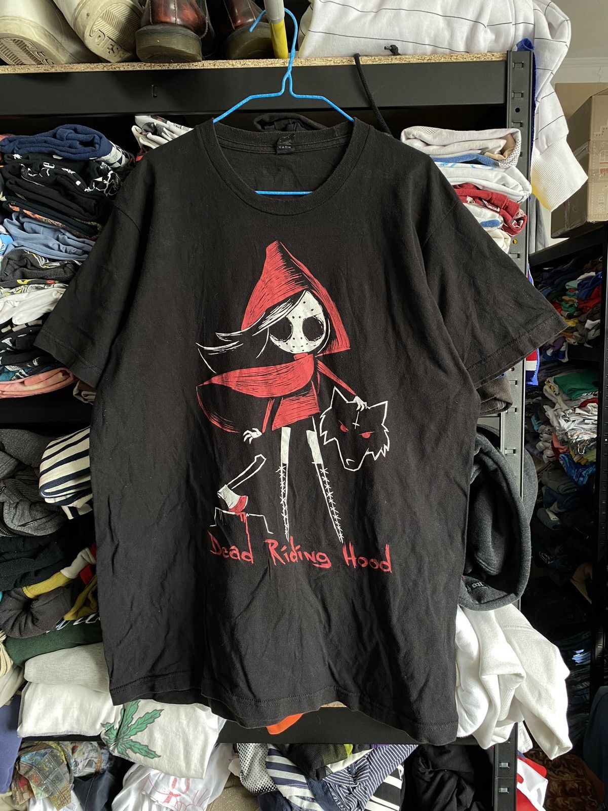 Cartoon Network × Vintage 00s🔥Aku Mu Ink Dead Riding Hood Gothic Punk Opium Mens Tee Size US L / EU 52-54 / 3 - 1 Thumbnail