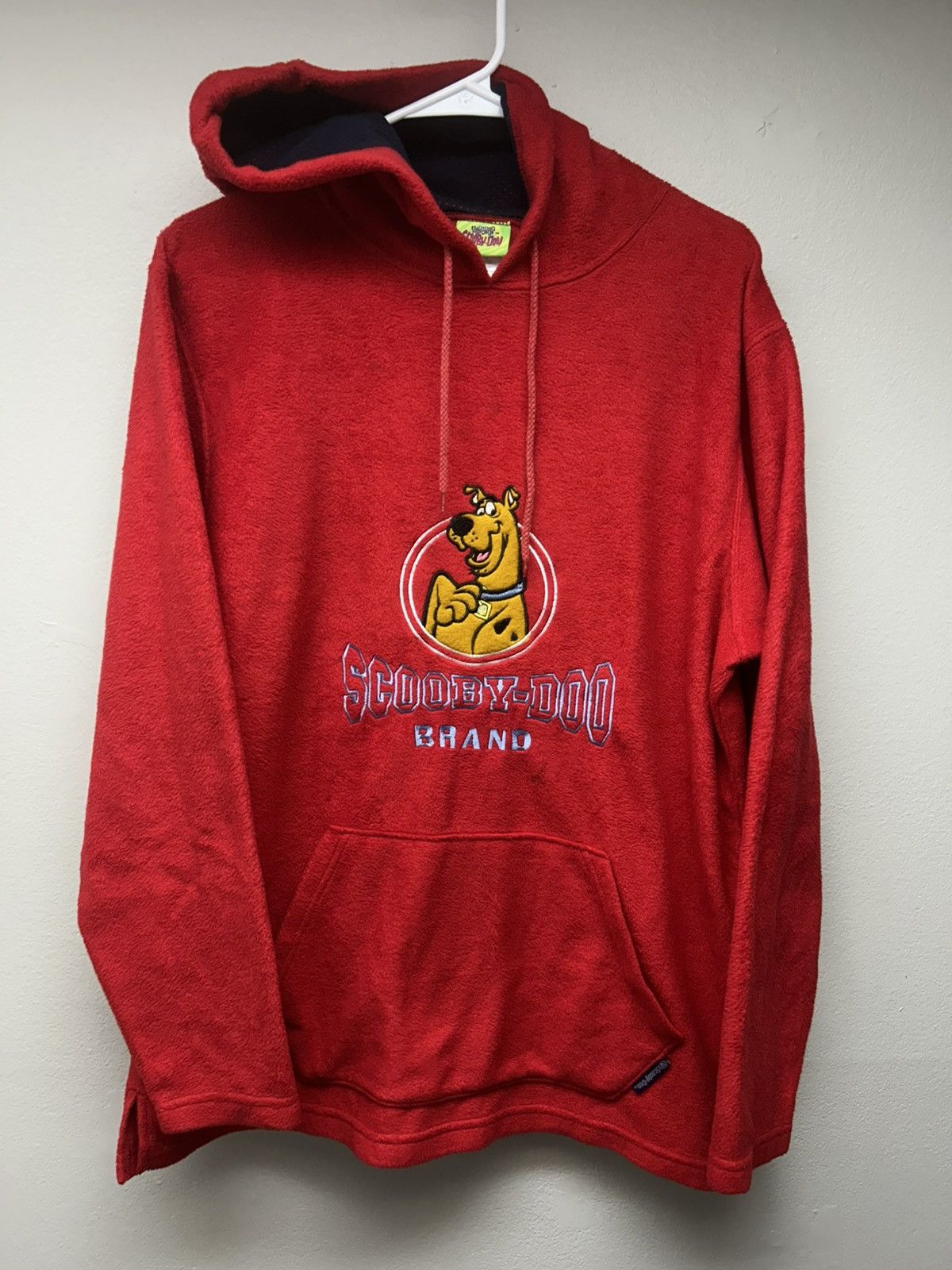 Cartoon Network Vintage Scooby Doo Embroidered Red Fleece Hoodie Size US M / EU 48-50 / 2 - 1 Thumbnail