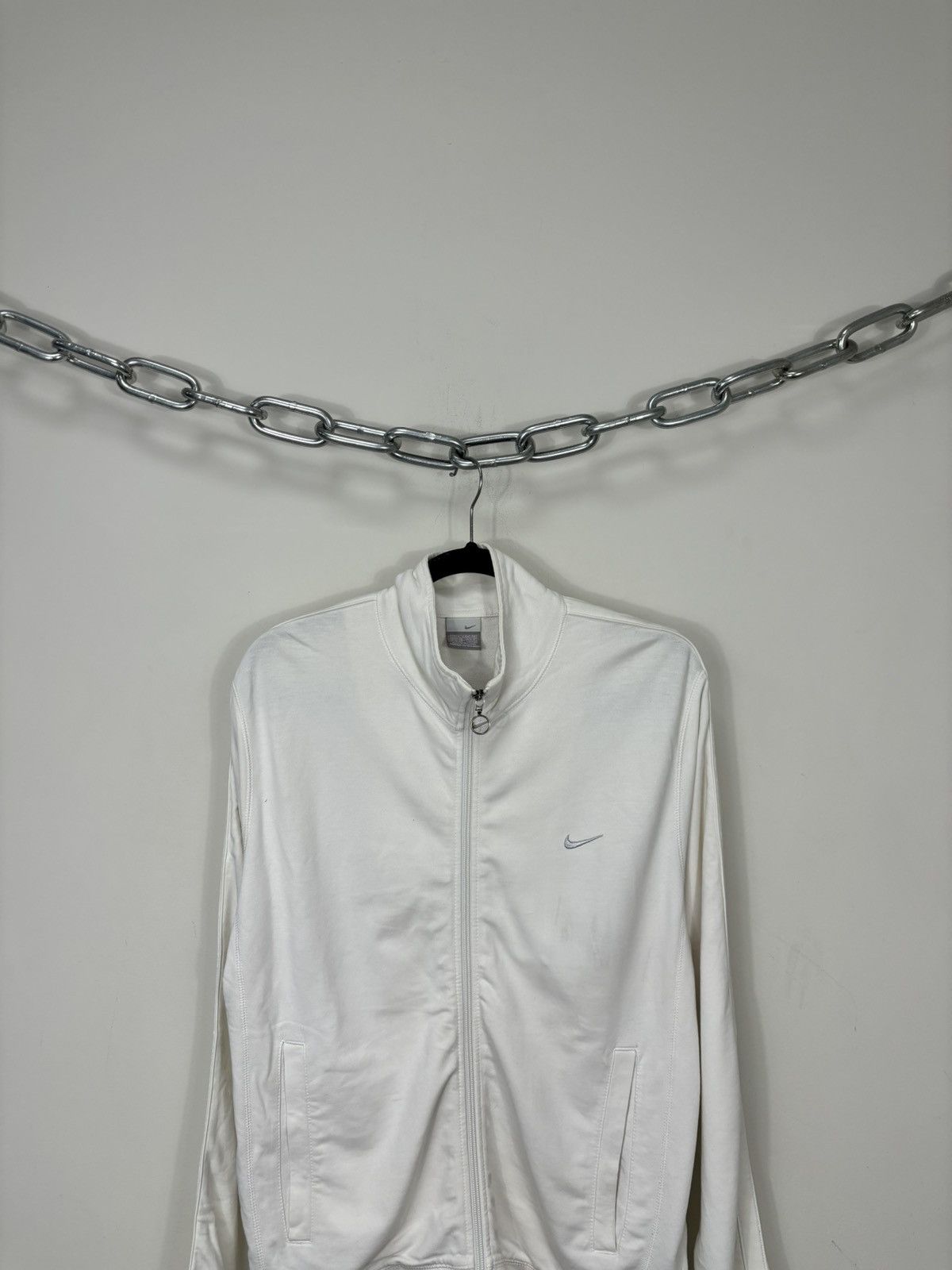 Nike Vintage Nike Y2K Drill Hype Full Zip Track Top Jacket Size US XL / EU 56 / 4 - 4 Thumbnail