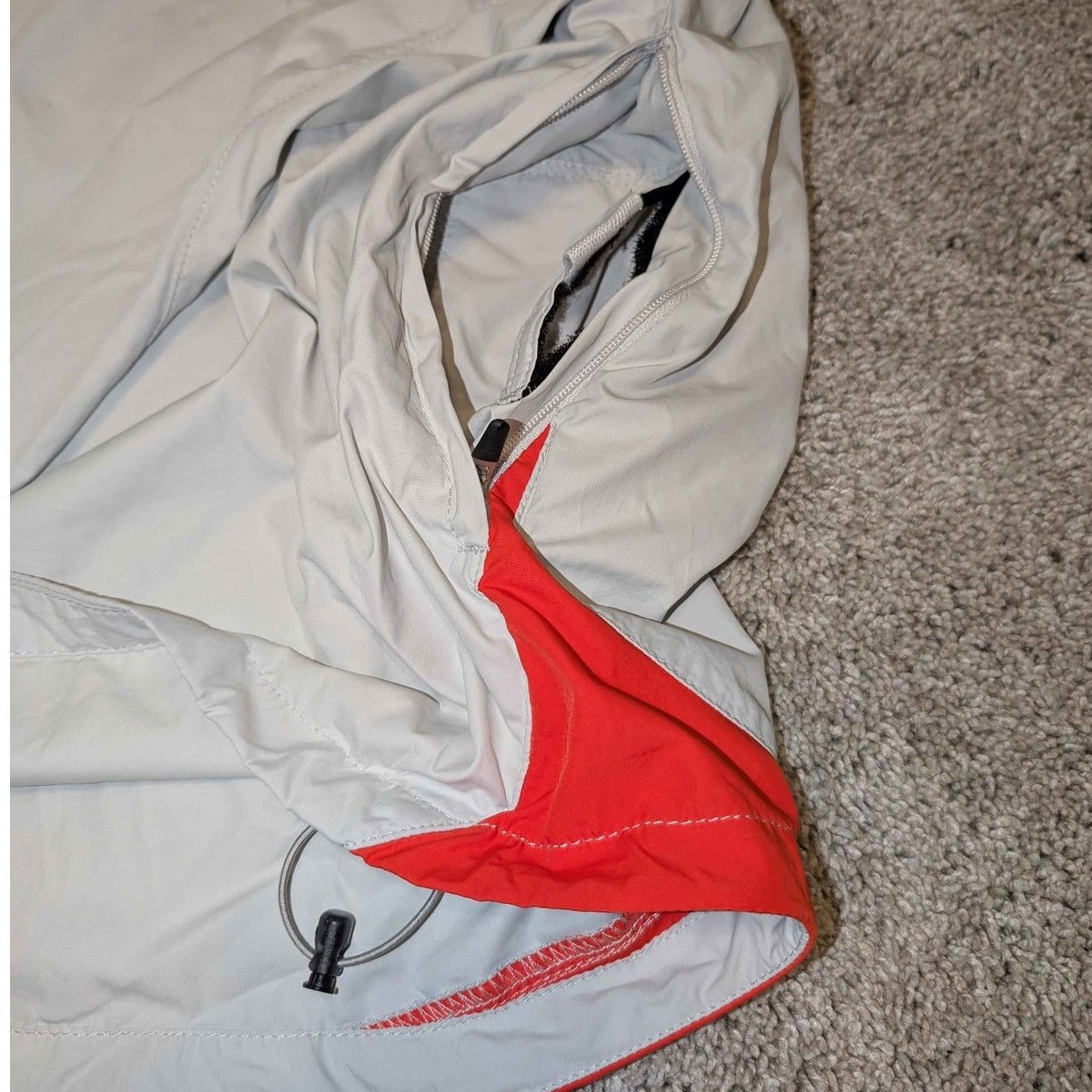 Nike Nike Windbreaker Jacket – Light Grey / Orange – Men’s XXL Size US XXL / EU 58 / 5 - 6 Thumbnail