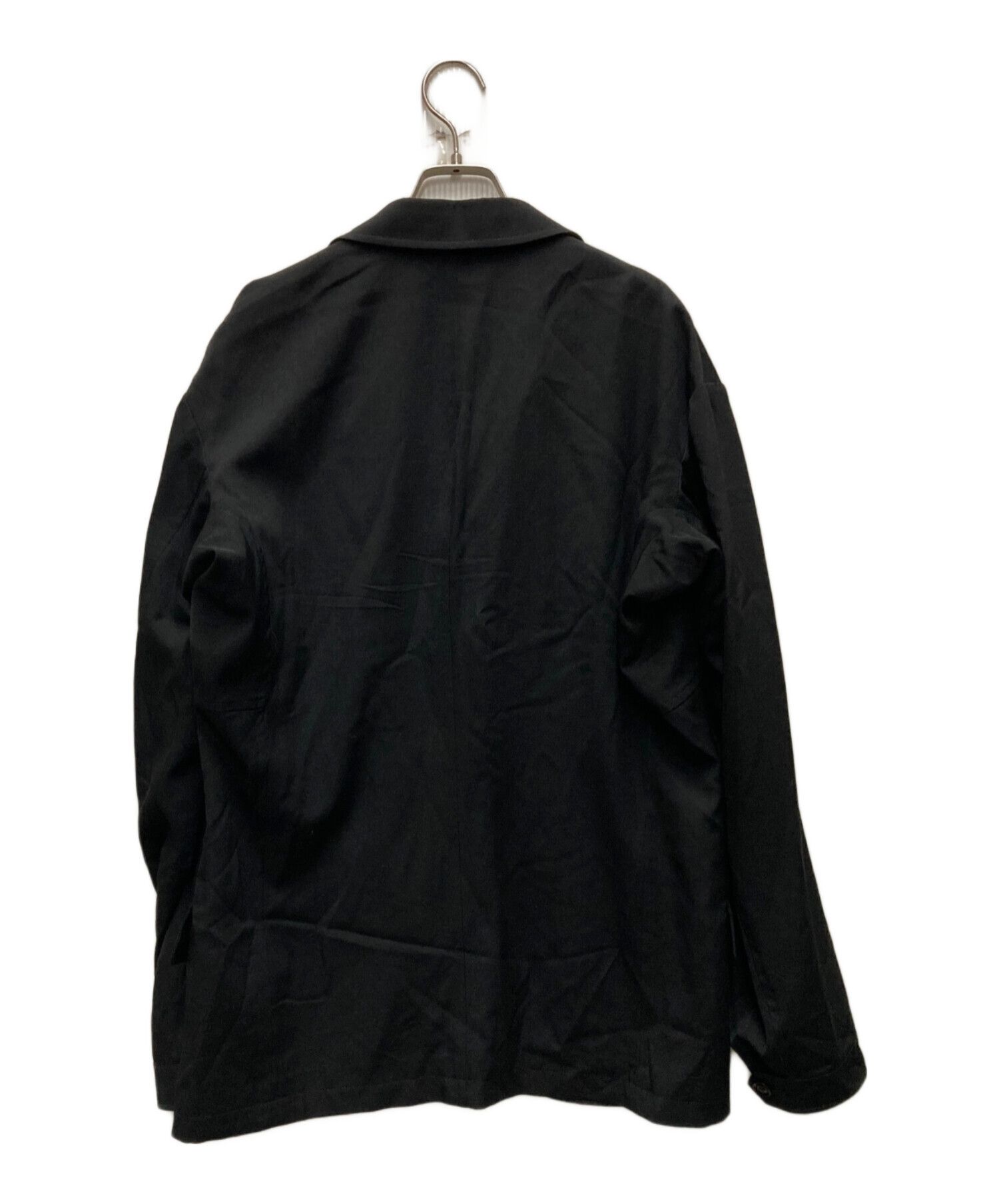 Yohji Yamamoto Yohji Yamamoto pour homme Wool gabardine 4B jacket Size US M / EU 48-50 / 2 - 2 Thumbnail