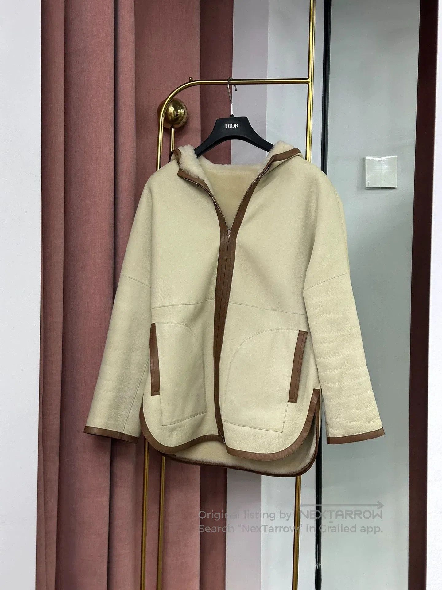 Loro Piana Shearling Lambskin Coat.