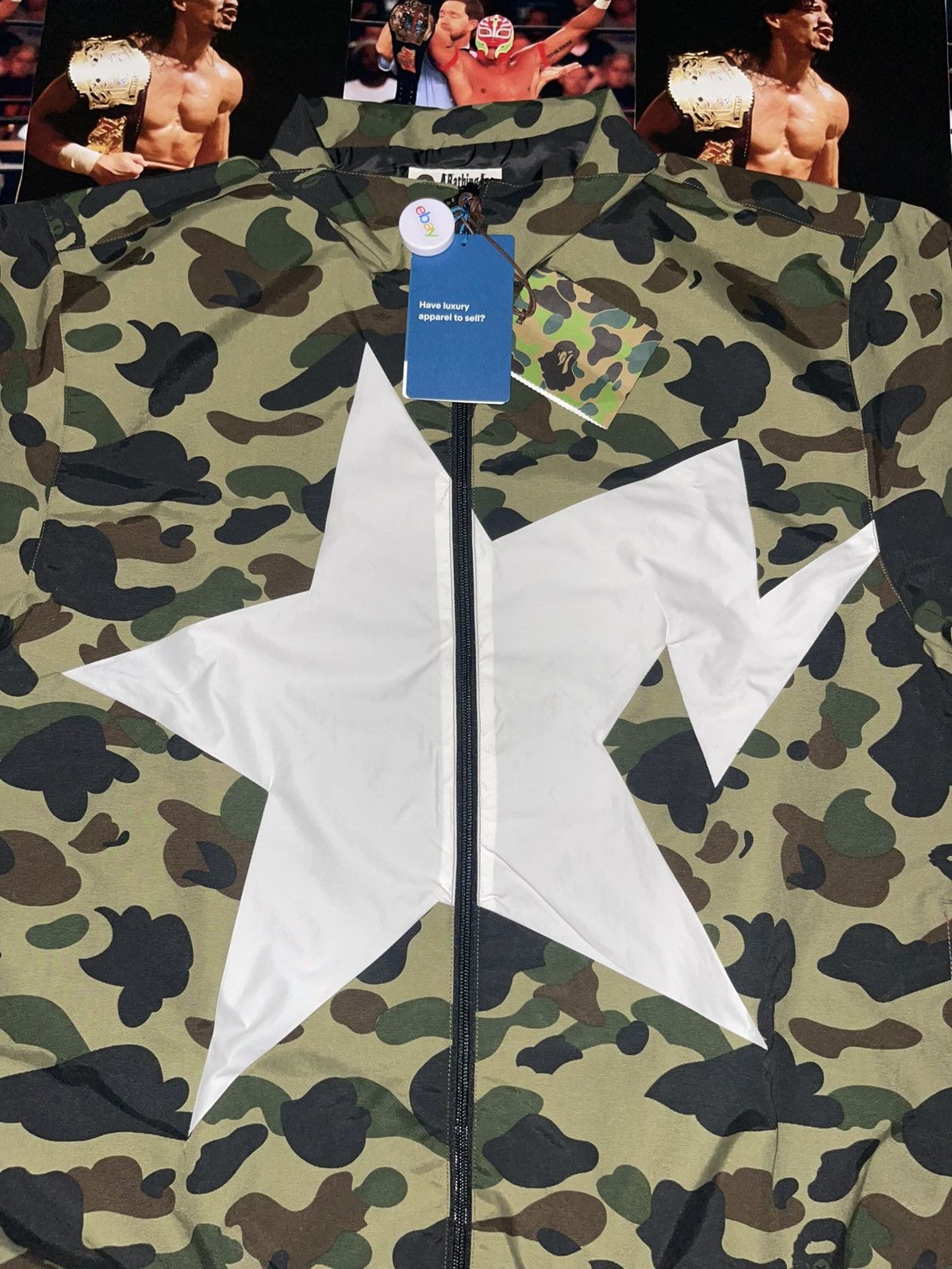Bape Bape 1st Camo Track Jacket (XL) Size US XL / EU 56 / 4 - 7 Thumbnail