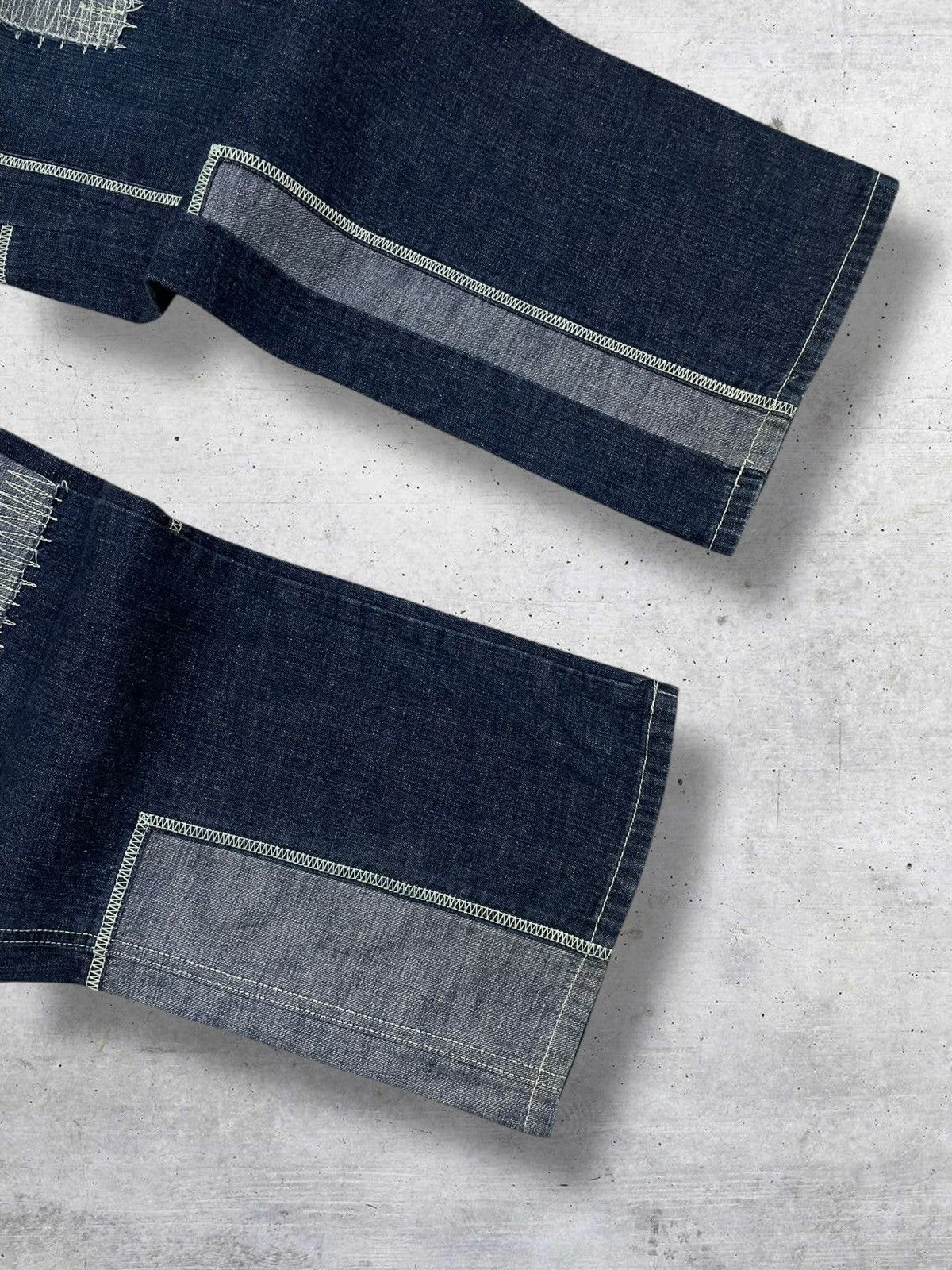 Hysteric Glamour VINTAGE PHAT FARM 90S OG JAPAN DESIGNER PATCHWORK DENIM Size US 32 / EU 48 - 5 Thumbnail
