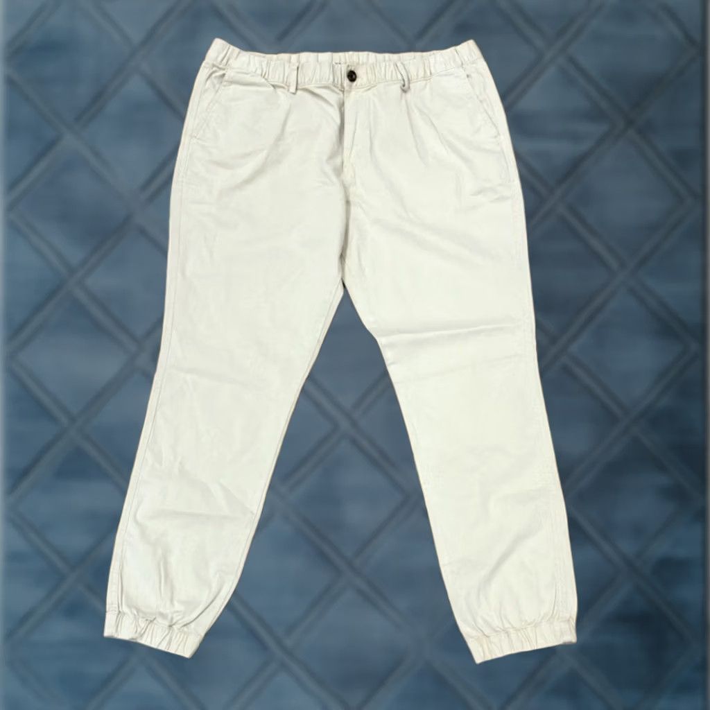 Vintage BearBottom Joggers Mens 2XL Tall Hiking Casual Elastic Waist Modern 32” Beige Pants Size US 39 - 1 Thumbnail