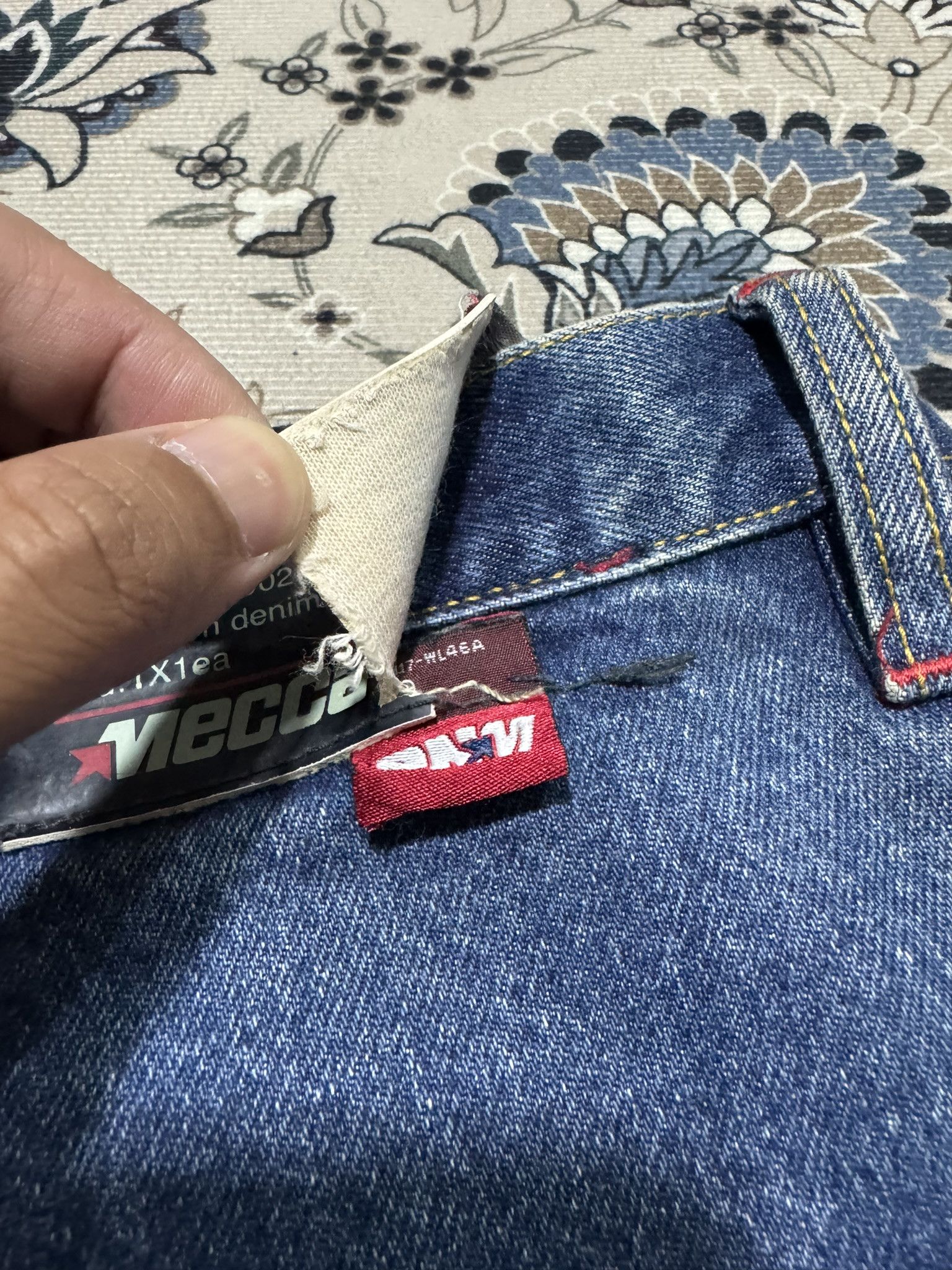 JNCO × Mecca × Menace Vintage 90's Mecca Denim Baggy Loose Skateboard Jeans JNCO Size US 32 / EU 48 - 10 Thumbnail