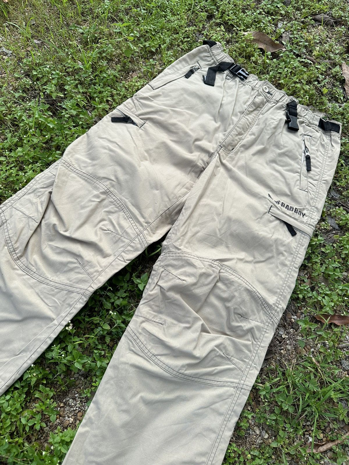 Hysteric Glamour Y2K VINTAGE BADBOY SPRINGWAIST BELT BAGGY PANTS Size US 34 / EU 50 - 3 Thumbnail