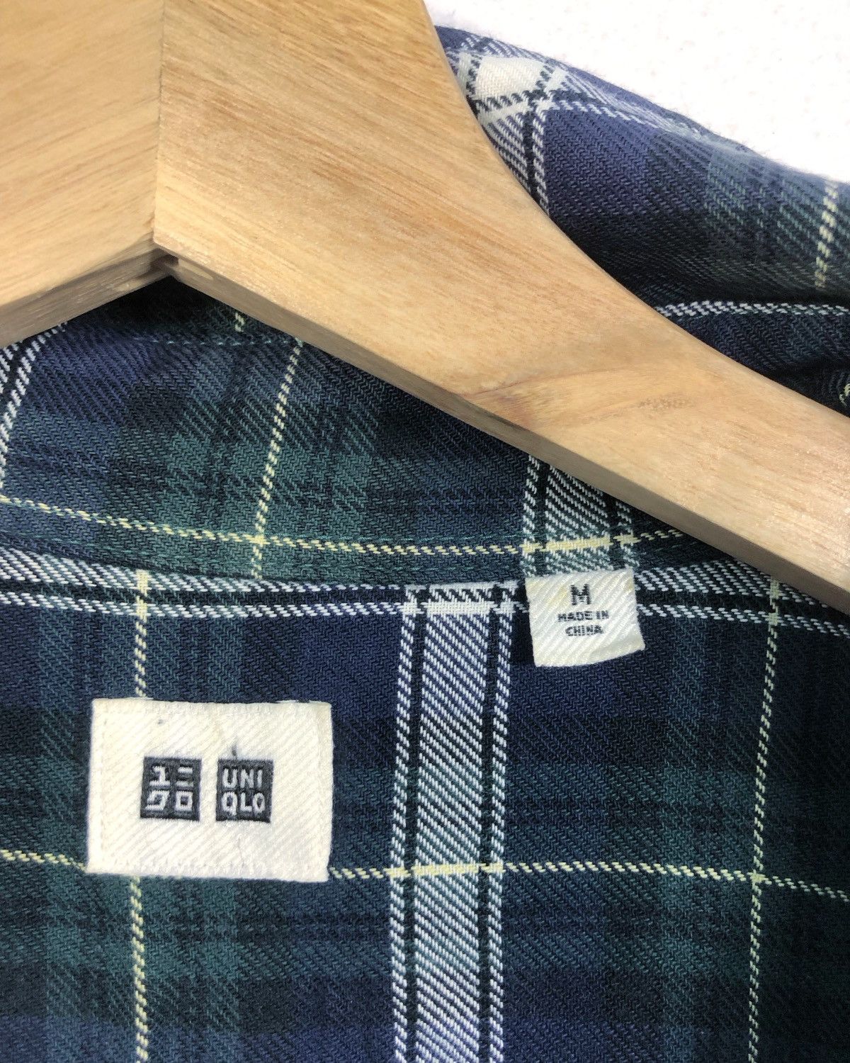 Uniqlo Rare Uniqlo Checkered Flannel Shirt Size US M / EU 48-50 / 2 - 7 Thumbnail