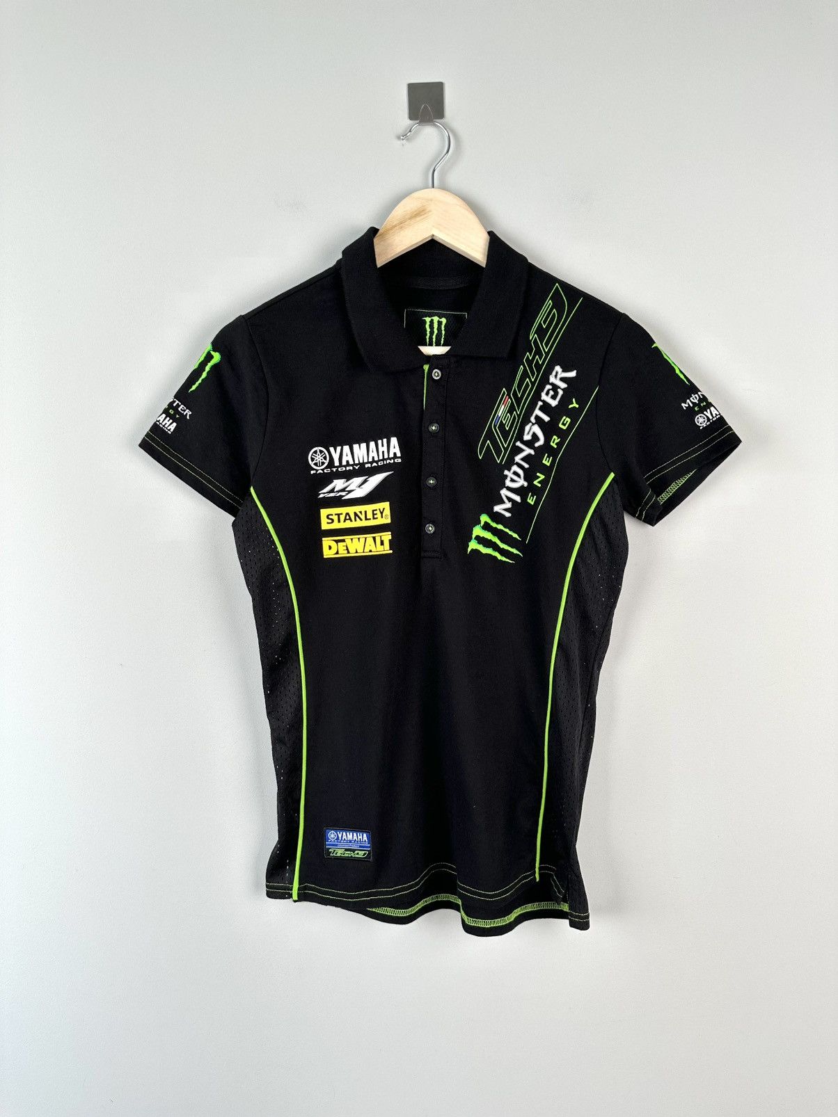 Yamaha Vintage Y2k Yamaha Monster Energy Racing Polo Shirt Size US L / EU 52-54 / 3 - 2 Thumbnail
