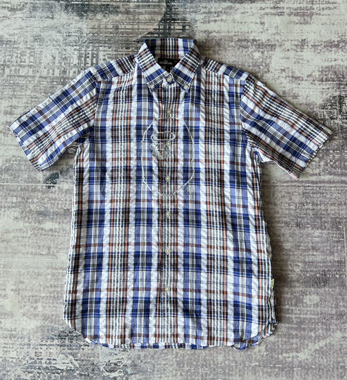Bape Bape Iconic Logo Button Up Size US S / EU 44-46 / 1 - 1 Thumbnail