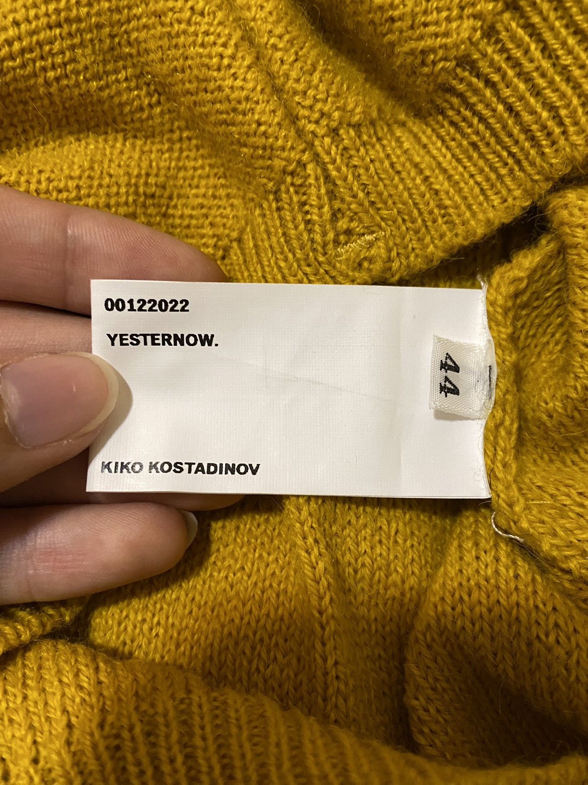 Kiko Kostadinov SS22 “Itten” Cable Knit Sweater | Grailed
