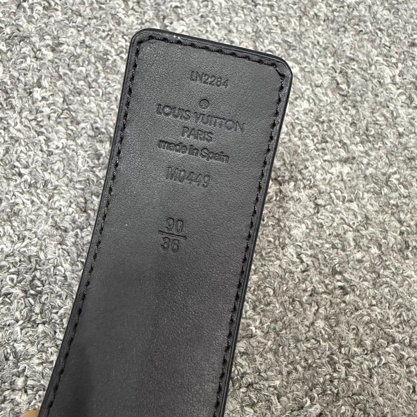 Louis Vuitton LV Black Samurai Belt 90 95 New Size 36 - 5 Thumbnail