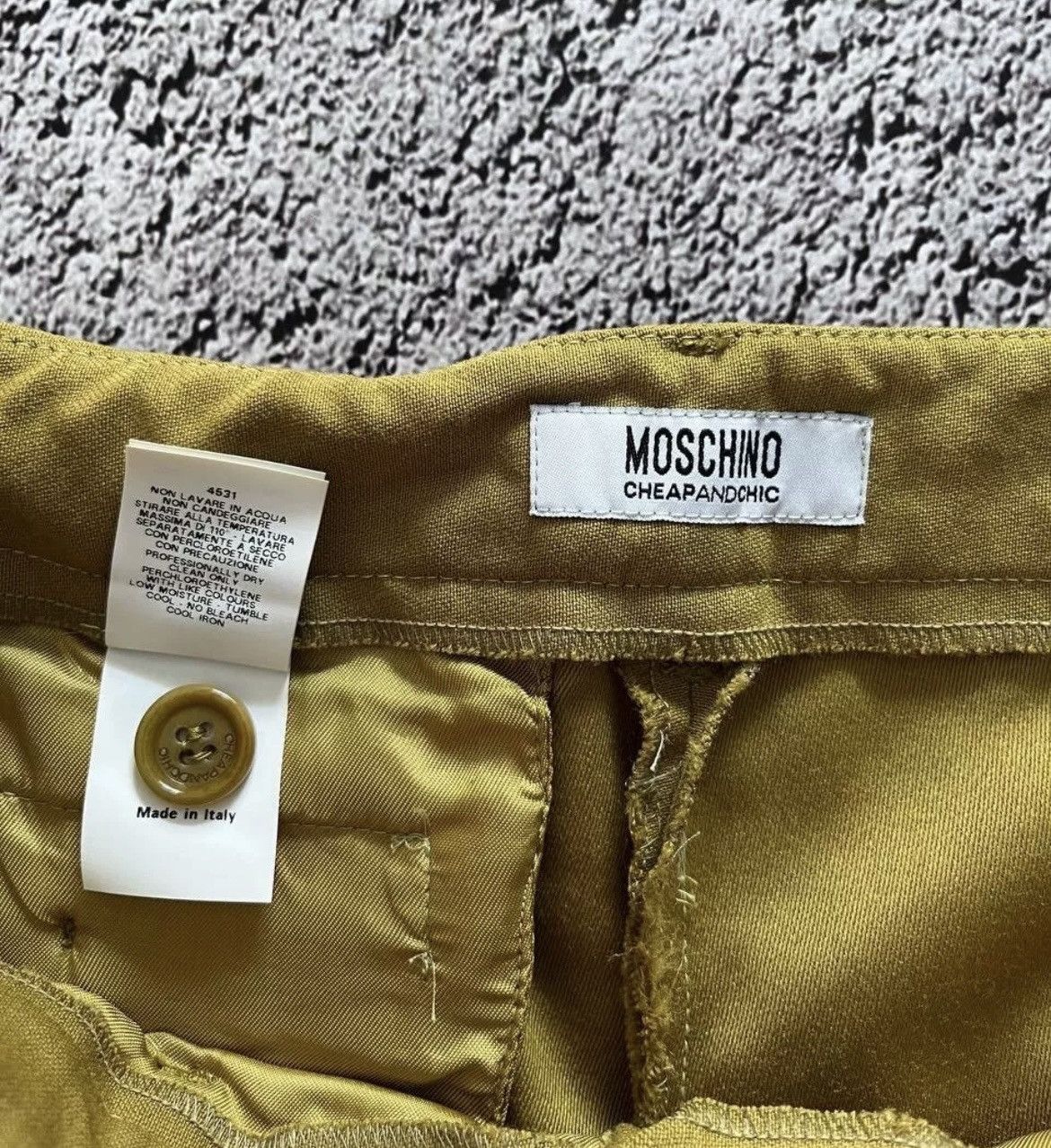 Moschino Moschino Cheap and Chic Cropped Wool Trousers Size 30" / US 8 / IT 44 - 7 Thumbnail