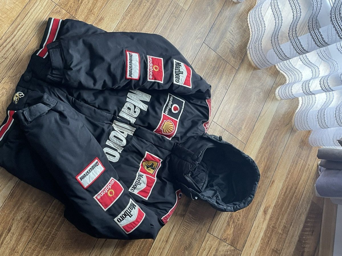 Ferrari 🔥FERARRI PUFFER Racing, Vintage, Down jacket, Marlboro. Size US XXL / EU 58 / 5 - 3 Thumbnail