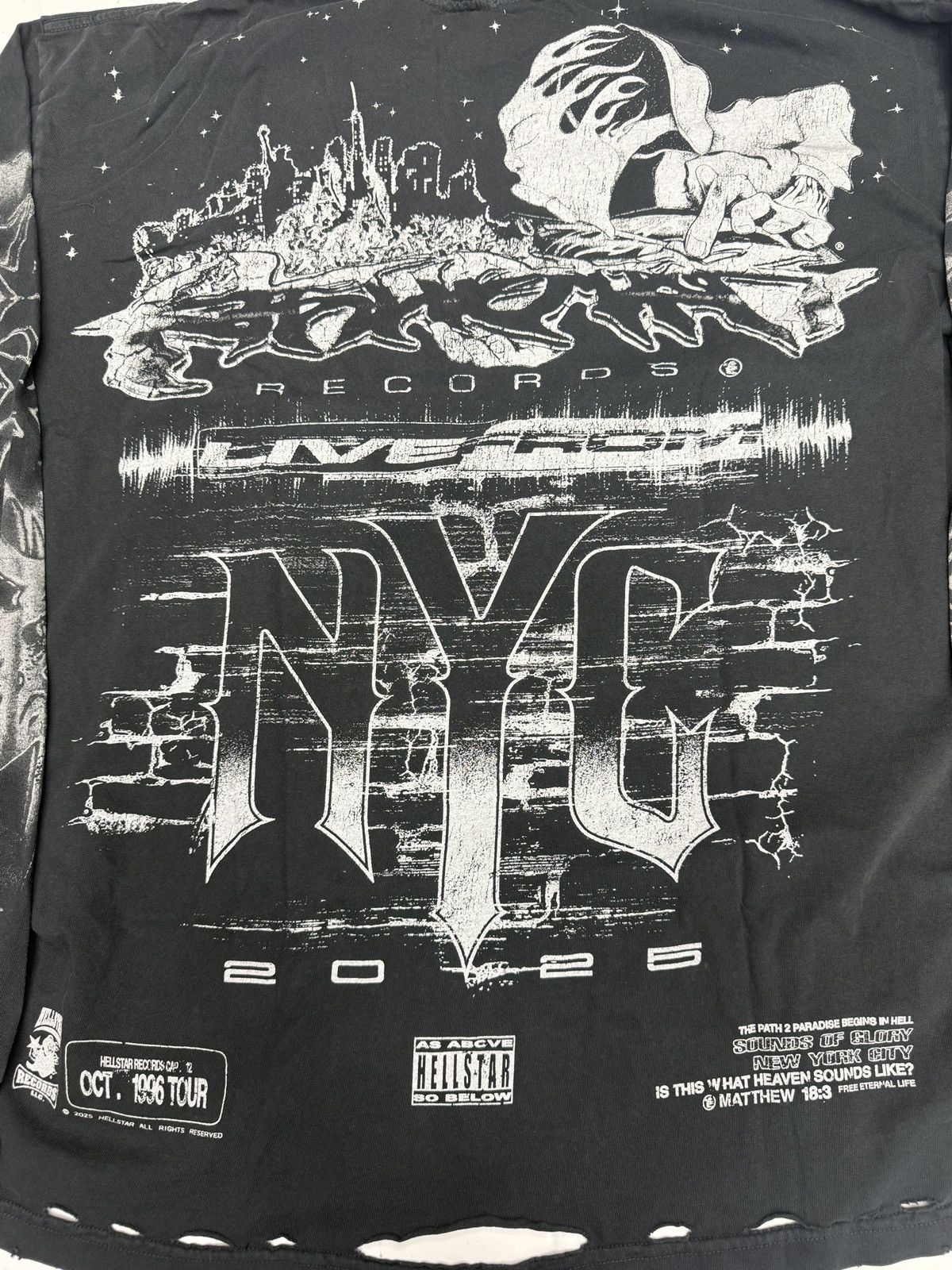 HELLSTAR Hellstar Liberty Long Sleeve T-shirt Size US XXL / EU 58 / 5 - 5 Thumbnail