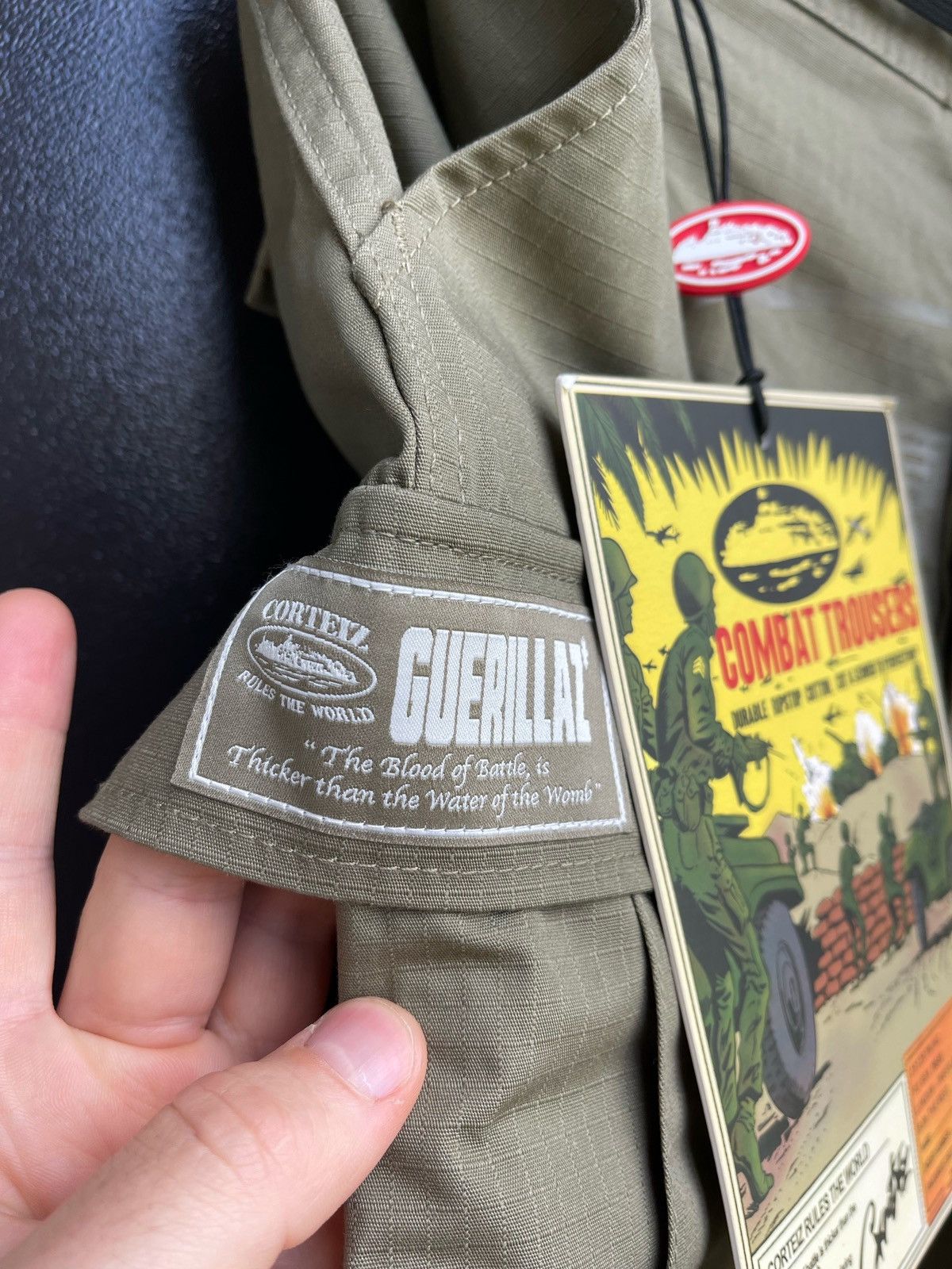 Corteiz Corteiz Guerrillaz Cargo Pants Tonal Khaki Combat Trousers Size US 32 / EU 48 - 5 Thumbnail