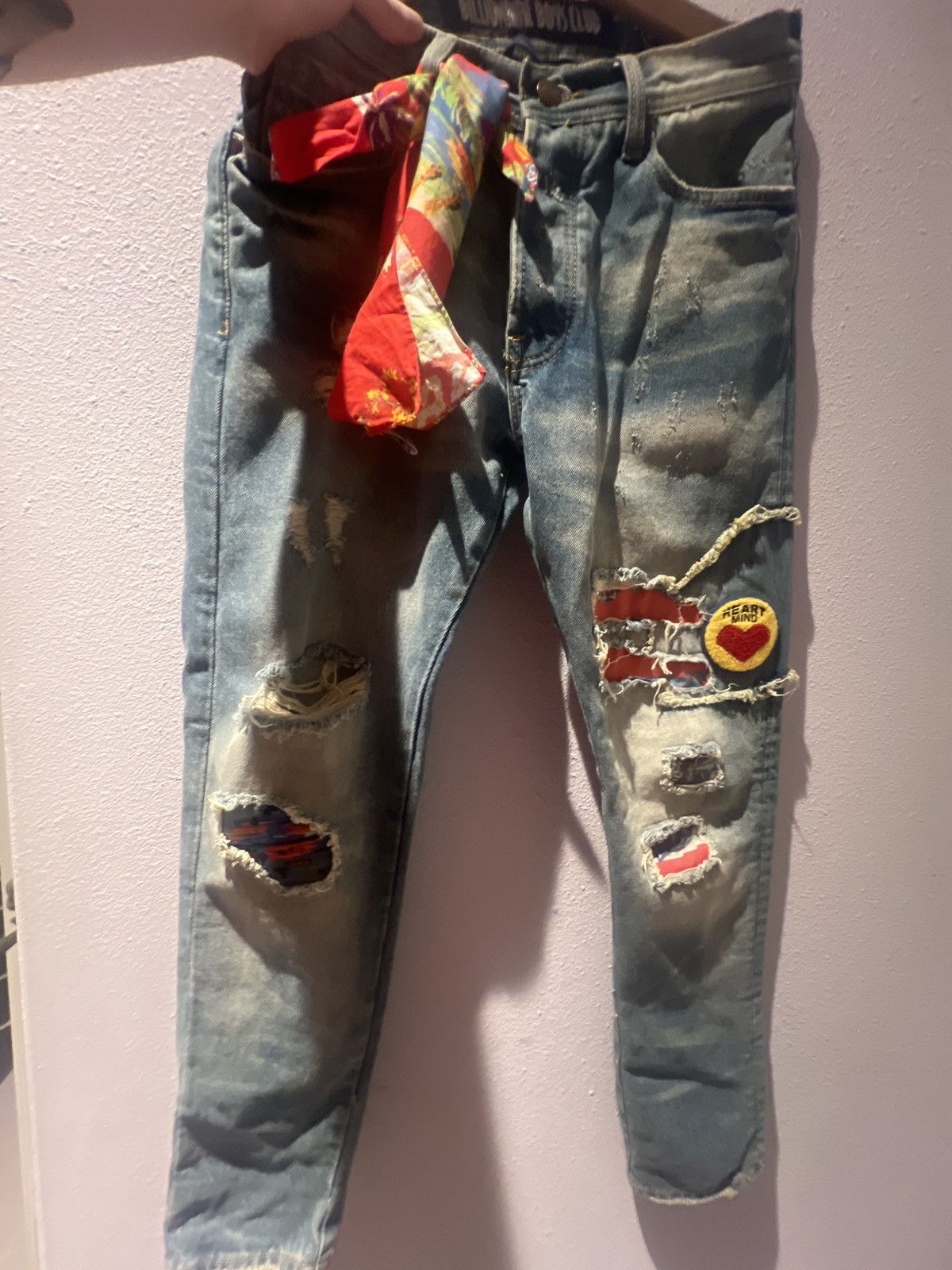 Billionaire Boys Club BBC Rocket Jeans White Oak Denim Size US 30 / EU 46 - 2 Thumbnail