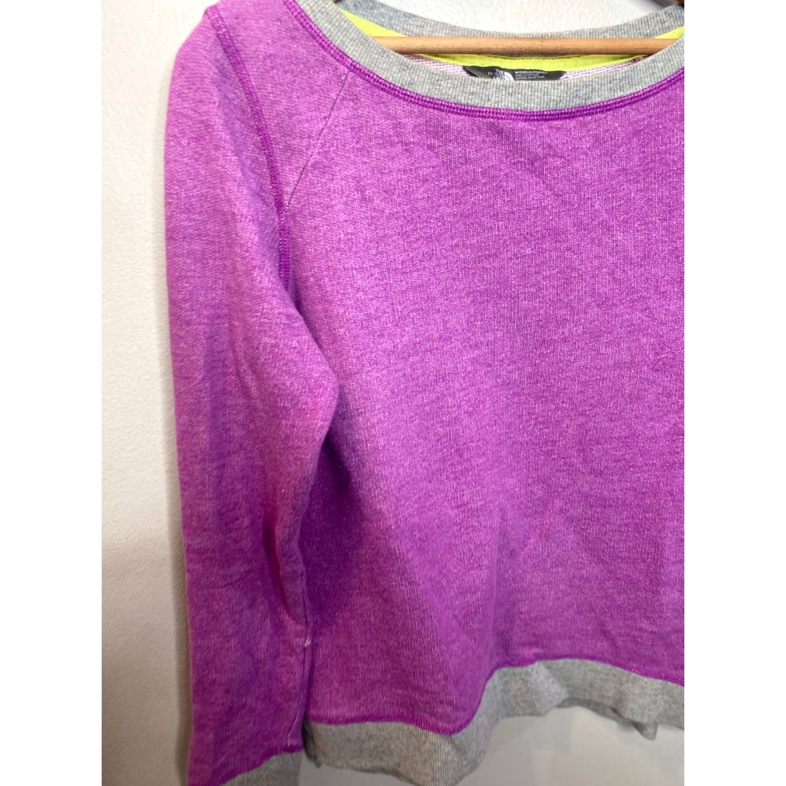 The North Face The North Face Crew Sweater Pullover Women's Size M Purple Size M / US 6-8 / IT 42-44 - 2 Thumbnail