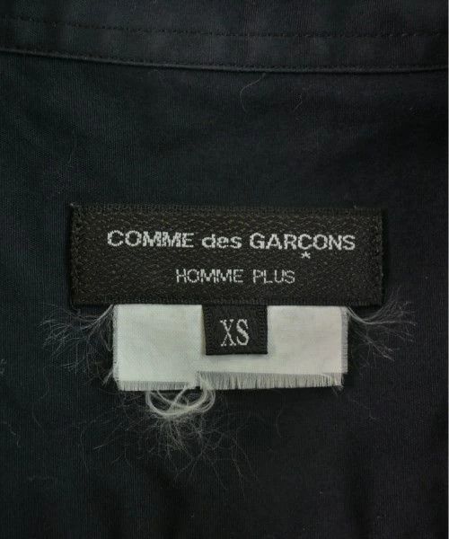Comme des Garcons Homme Plus Shirt Uneven Length Sleeve Plain Button Up Black Size US XS / EU 42 / 0 - 6 Thumbnail