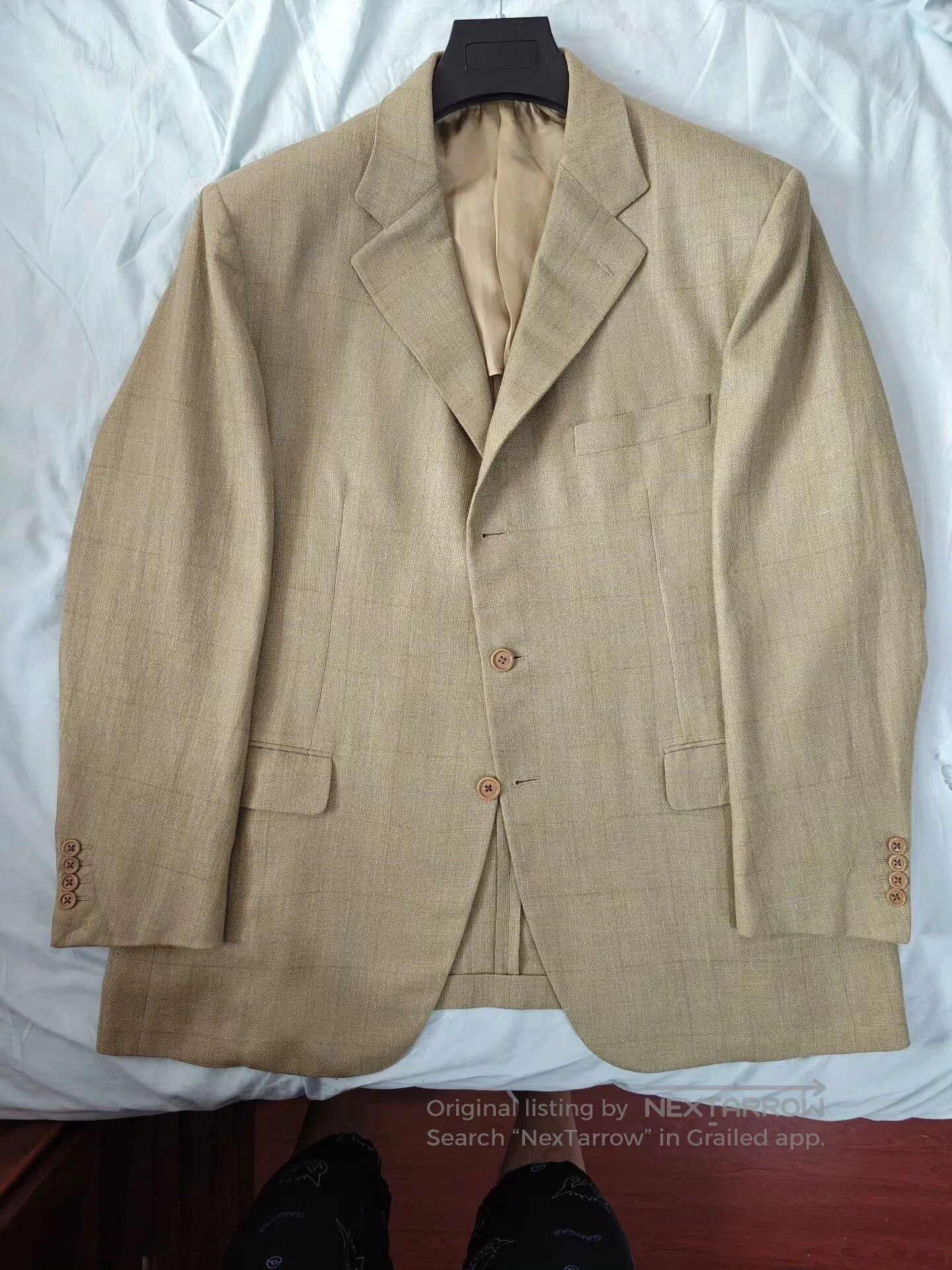 Burberry Burberry Italian Silk Wool Blazer. Size US XL / EU 56 / 4 - 5 Thumbnail