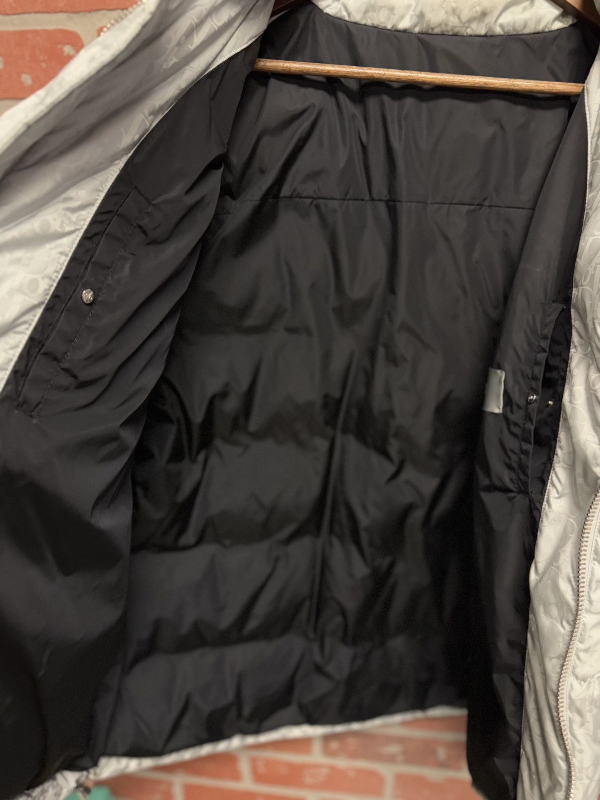 Dior Dior Puffer Jacket Silver $3100 Retail Size 58(XXL) 🧼 Size US XXL / EU 58 / 5 - 18 Thumbnail