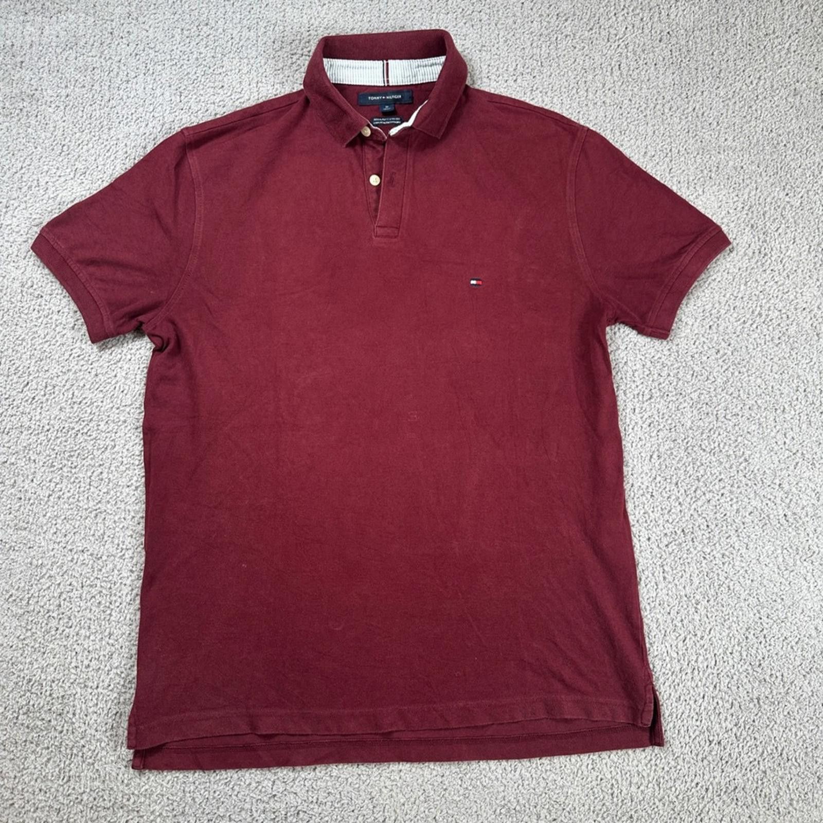 Tommy Hilfiger Tommy Hilfiger Polo Shirt M Mens Regular Fit Classic Flag Size US M / EU 48-50 / 2 - 1 Thumbnail