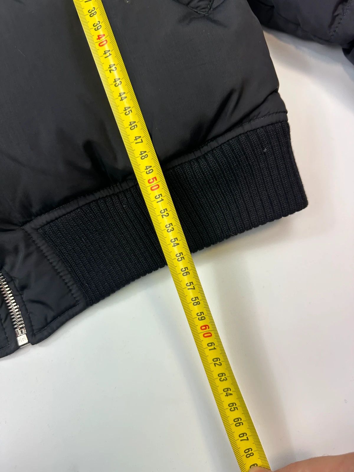 Prada Prada Milano FW1994 Black Cropped Bomber Puffer Jacket Size M / US 6-8 / IT 42-44 - 13 Thumbnail