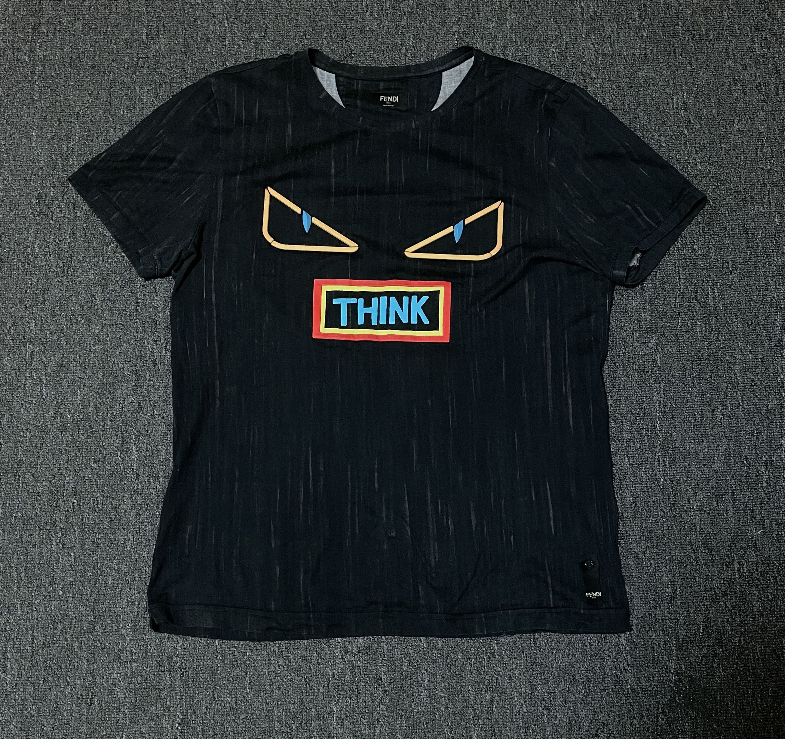 Fendi FENDI Imps 3D Logo t-shirt size 50/M-L Size US M / EU 48-50 / 2 - 1 Thumbnail