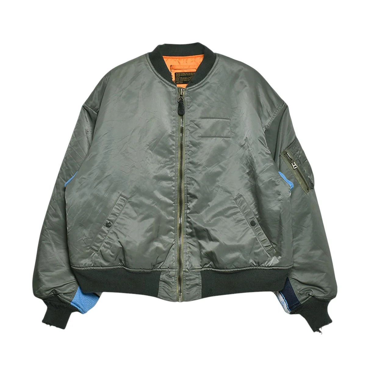 Saint Michael o1mle0326 Bomber Jacket in Green Size US L / EU 52-54 / 3 - 1 Thumbnail