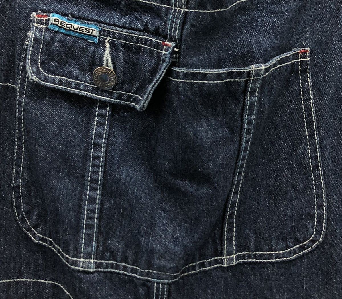 Request Jeans Vintage Request Overalls Size US 35 - 6 Thumbnail