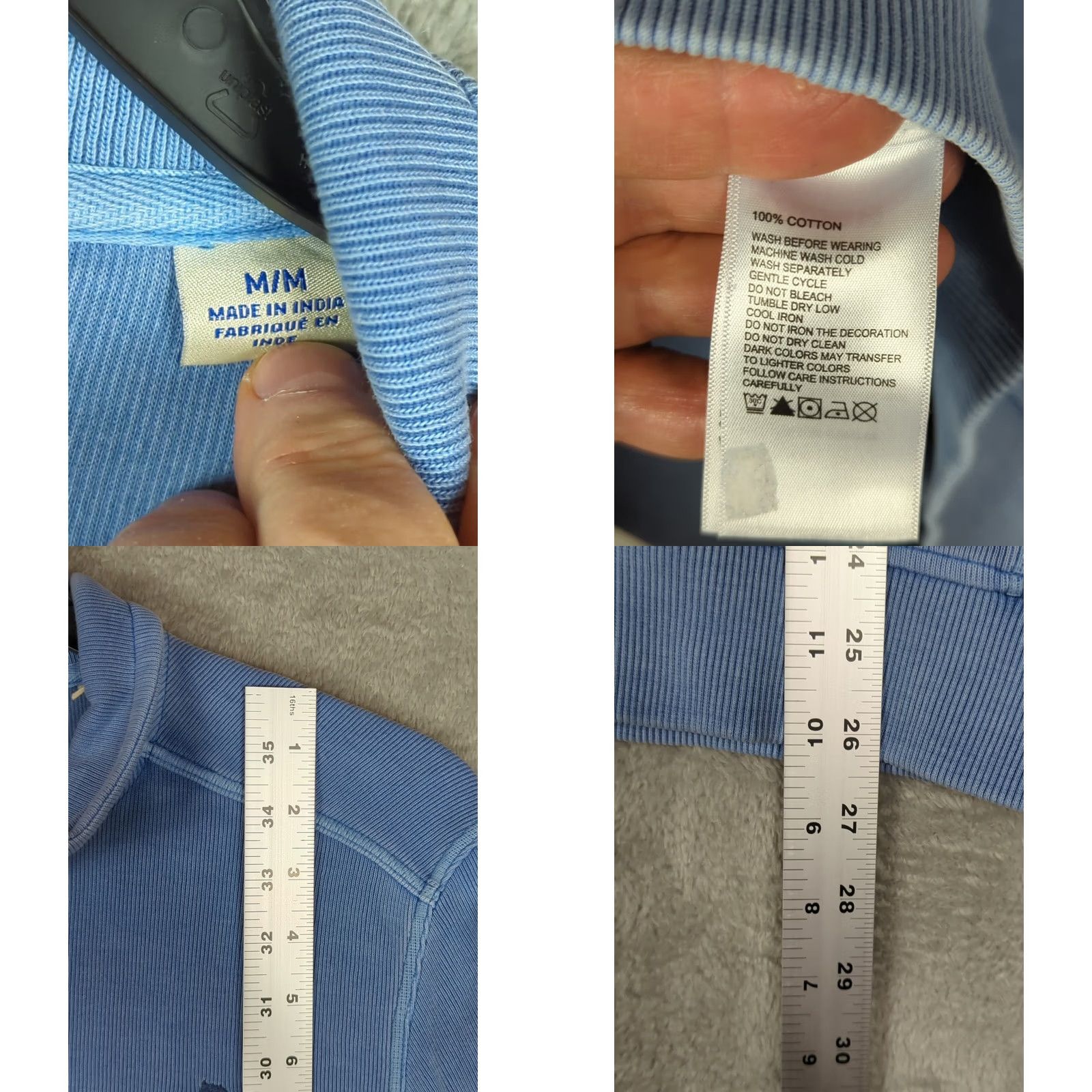 Tommy Bahama Tommy Bahama Sweatshirt Men’s M Blue 1/4 Zip Relaxed Fit Pullover Mock Neck Logo Long Sleeve Knit Cotton Fall Walking Size US M / EU 48-50 / 2 - 9 Thumbnail
