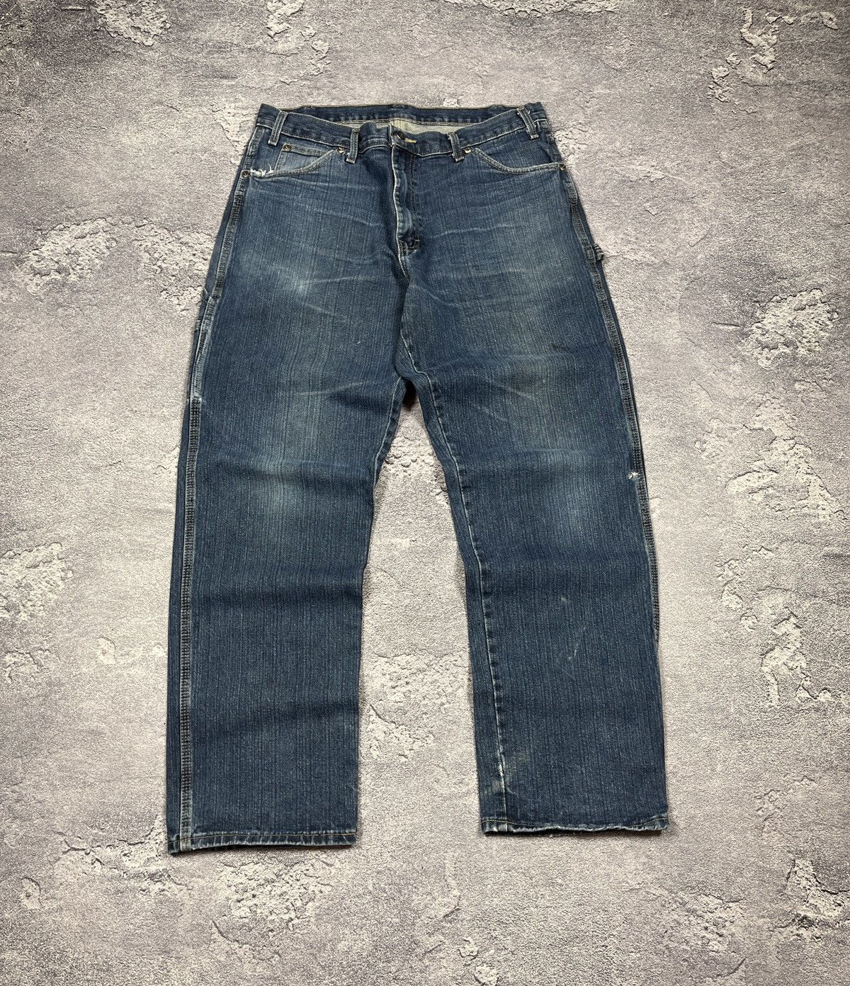 Dickies × Vintage Dickies Carpenter Work Pants Blue Jeans Size US 36 / EU 52 - 2 Thumbnail