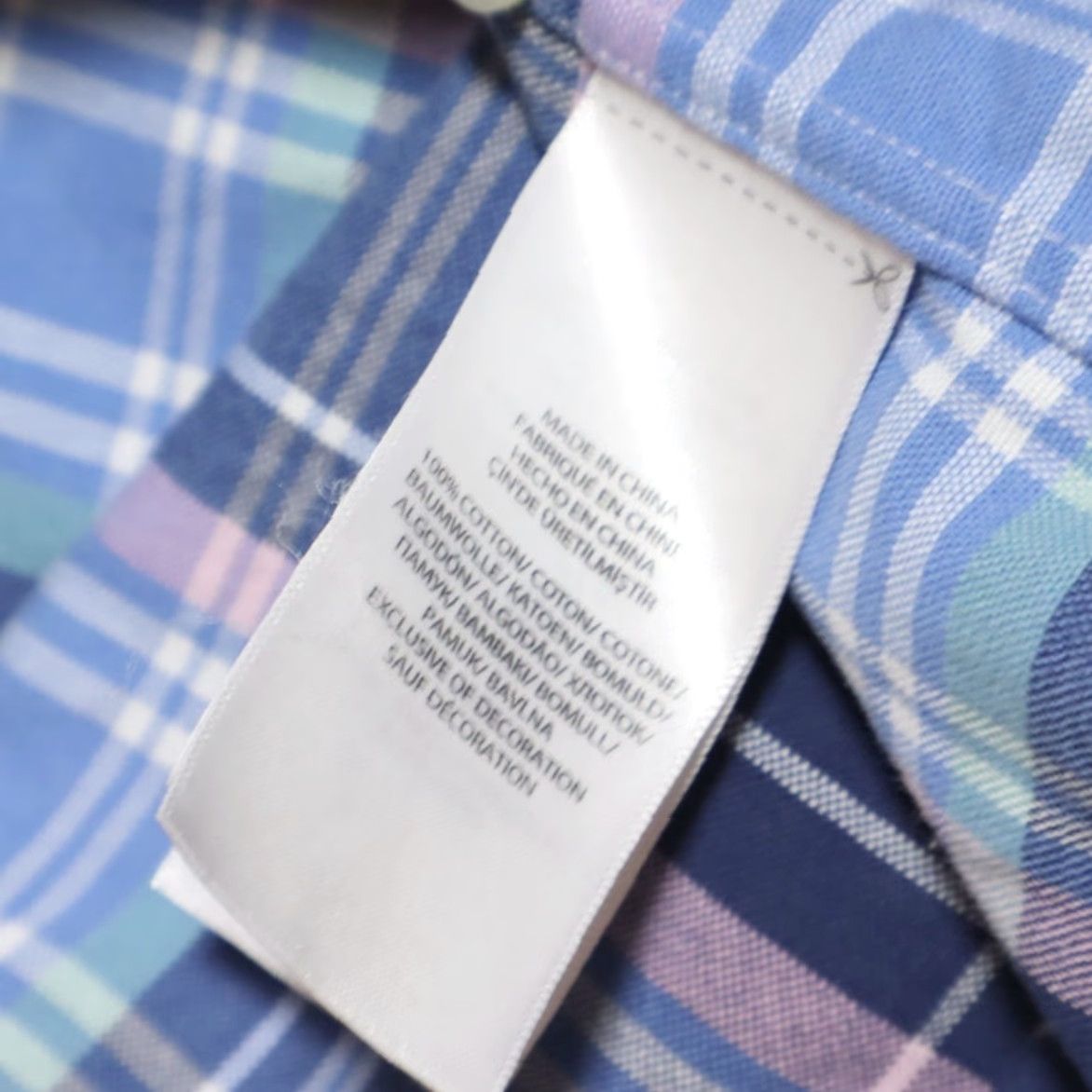 Ralph Lauren Ralph Lauren Shirt Oxford Cotton Plaid Long Sleeve Button Down Blue XLT Men’s Size US XL / EU 56 / 4 - 7 Thumbnail