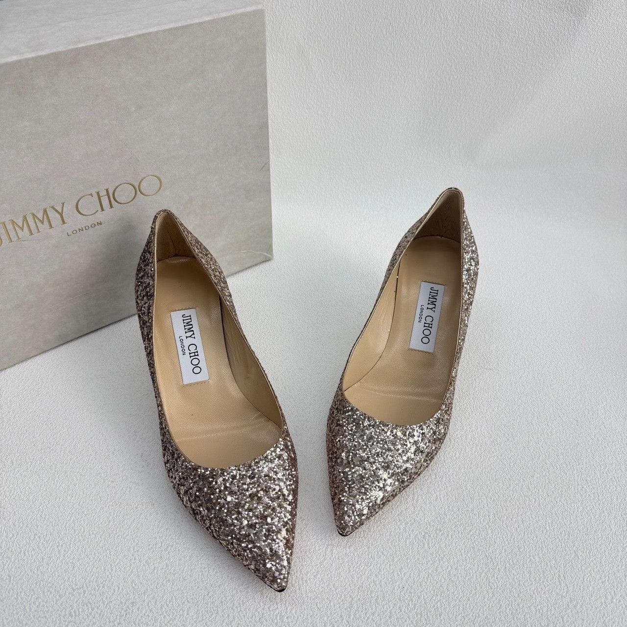 Jimmy Choo Jimmy Choo Gold Lowtop Sneakers us_6 Women Size US 6 / IT 36 - 1 Thumbnail