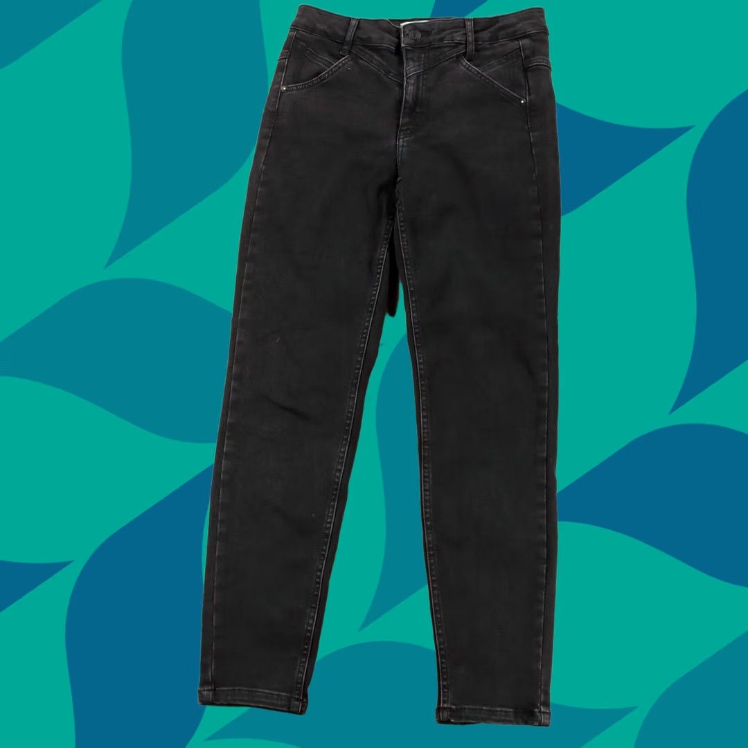 Vintage WE THE FREE skinny tapered fit bareback stretch denim jeans sz 28 indie sleaze Size 28" / US 6 / IT 42 - 1 Thumbnail