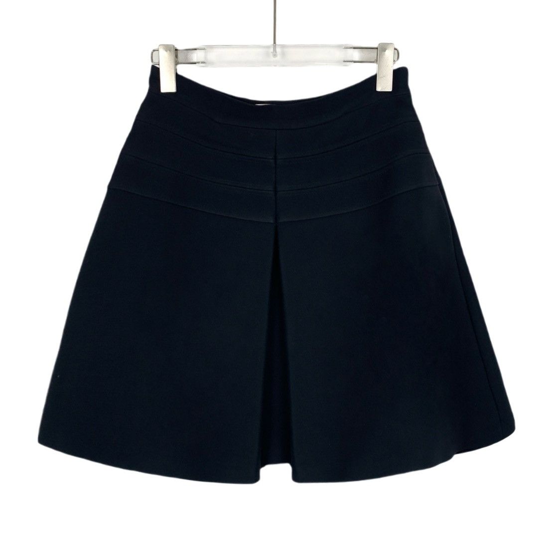 Dior Christian Dior Black Wool Casual Mini Skirt K26WX Size 26" / US 2 / IT 38 - 1 Thumbnail
