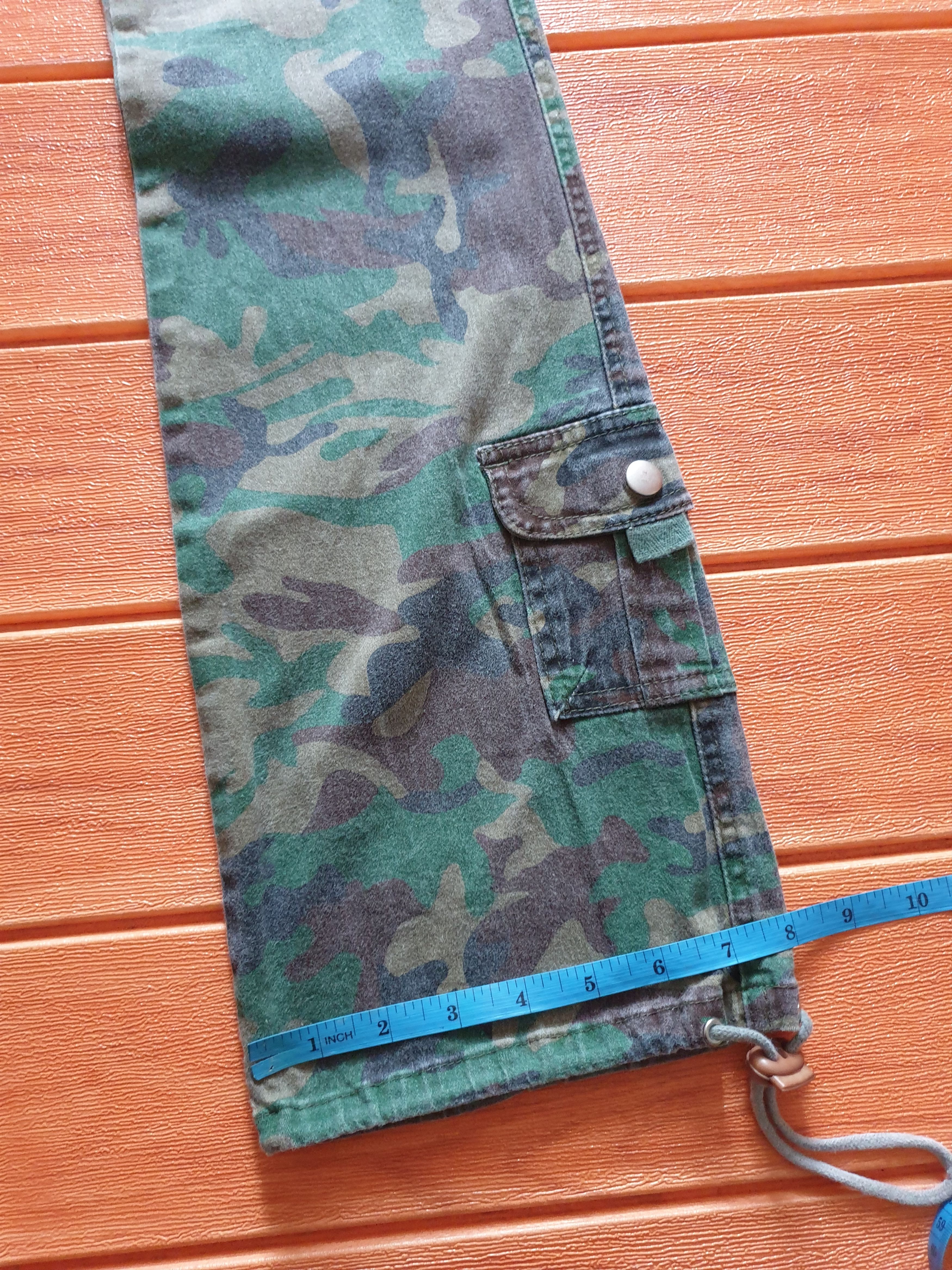 Japanese Brand Diva camouflage drawstring pant Size 29" - 4 Thumbnail