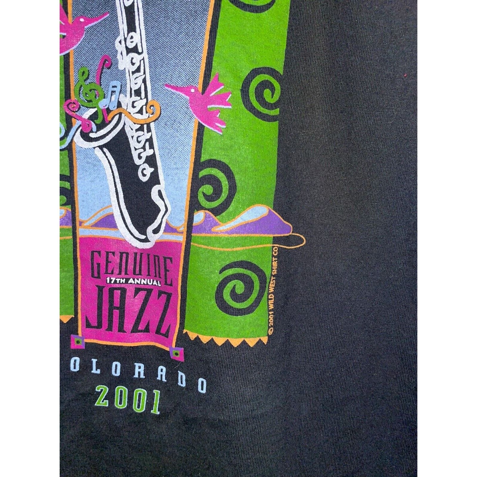 Jerzees Vintage Breckenridge Shirt 17th Genuine Jazz Festival Tee L Size US L / EU 52-54 / 3 - 7 Thumbnail