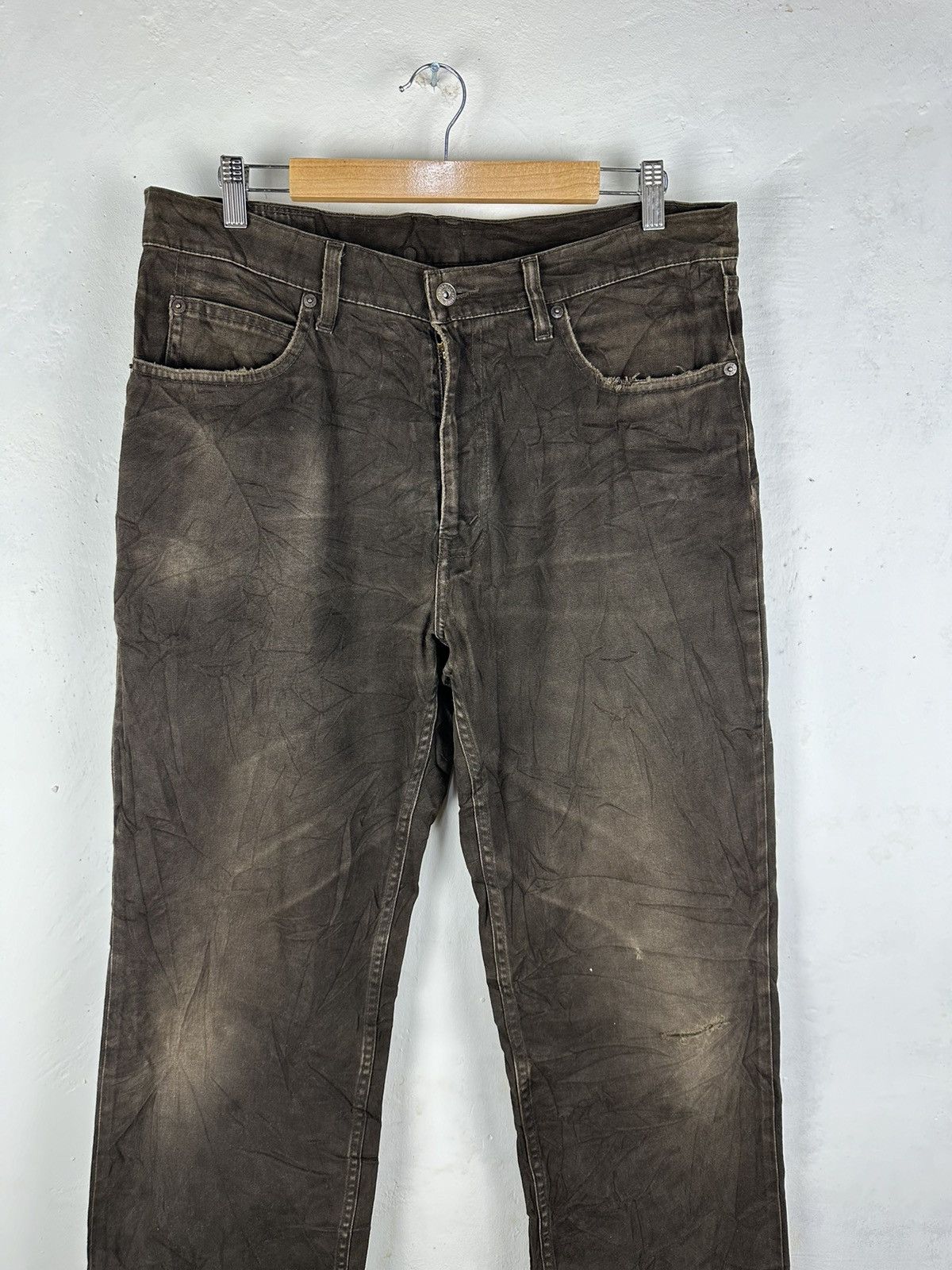 Japanese Brand Levis Dark Brown Vintage Japanese Branded #B001 Size US 34 / EU 50 - 3 Thumbnail