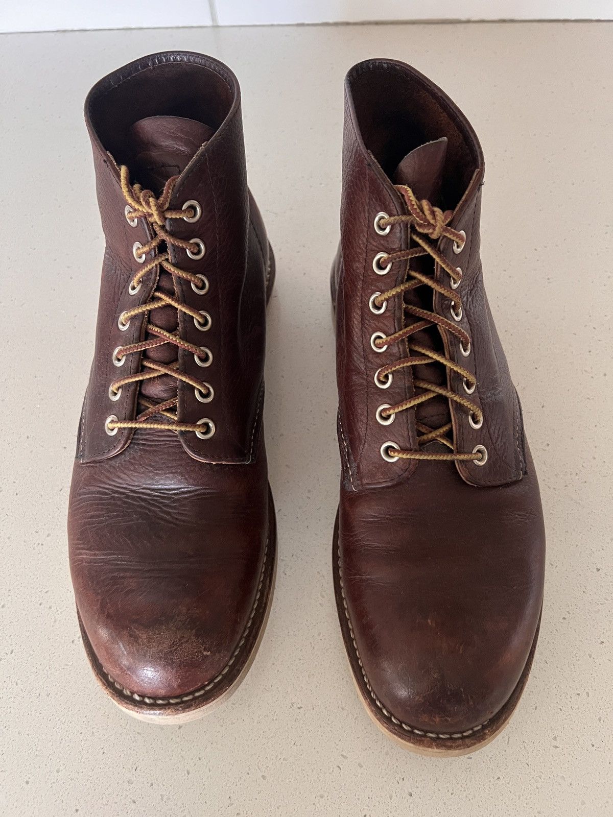 Red Wing 8196 Round Toe Boots – Brown –USA – Size 10D