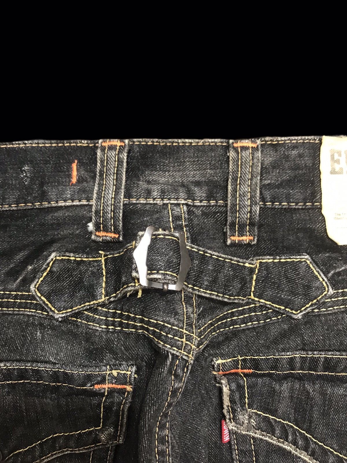 Edwin 💥FLARE💥RARE ARCHIVAL EDWIN XVS MUD WASH FLARE DENIM F247 Size US 33 - 15 Thumbnail