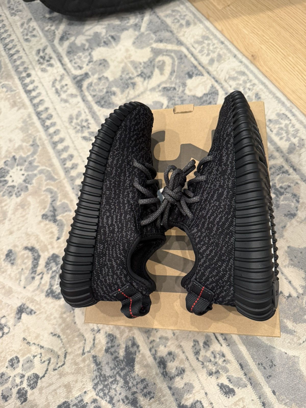 Adidas Yeezy Boost 350 Pirate Black Size 5 Size US 5 / EU 37 - 3 Thumbnail