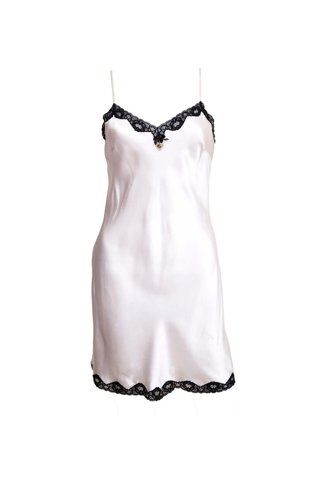 Dolce & Gabbana Dolce & Gabbana 1995 White Slip Dress Size M / US 6-8 / IT 42-44 - 1 Thumbnail