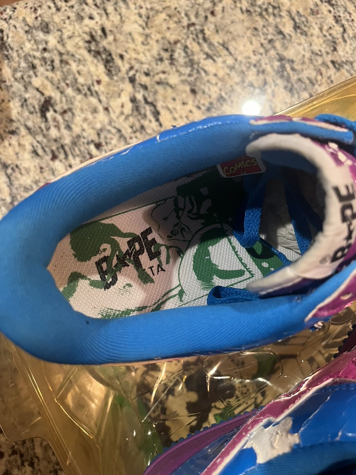 Bape × Marvel Comics Bape x Marvel Silver Surfer Bapesta Size US 10.5 / EU 43-44 - 13 Thumbnail