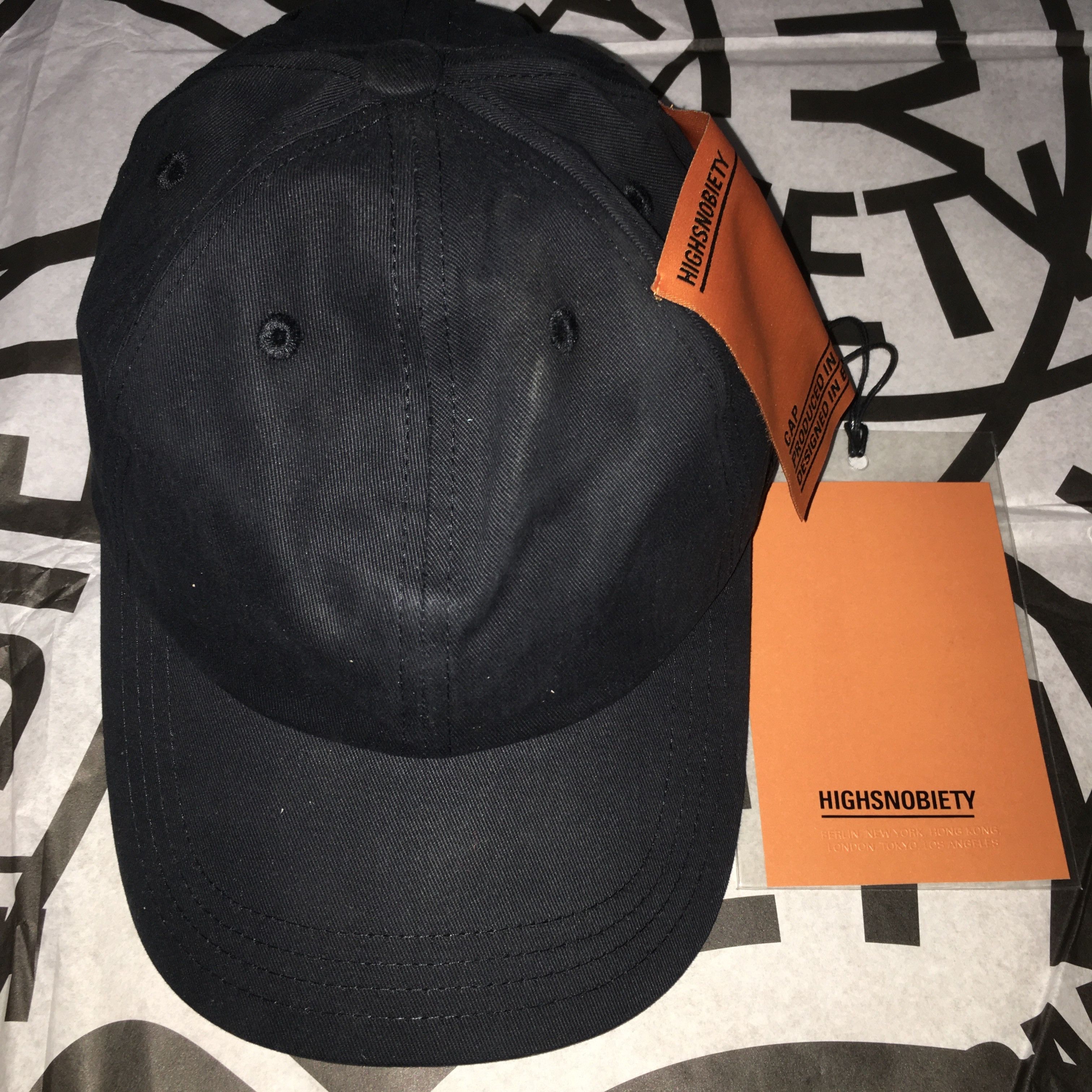 Highsnobiety HS Staples Cap Black Size ONE SIZE - 6 Thumbnail