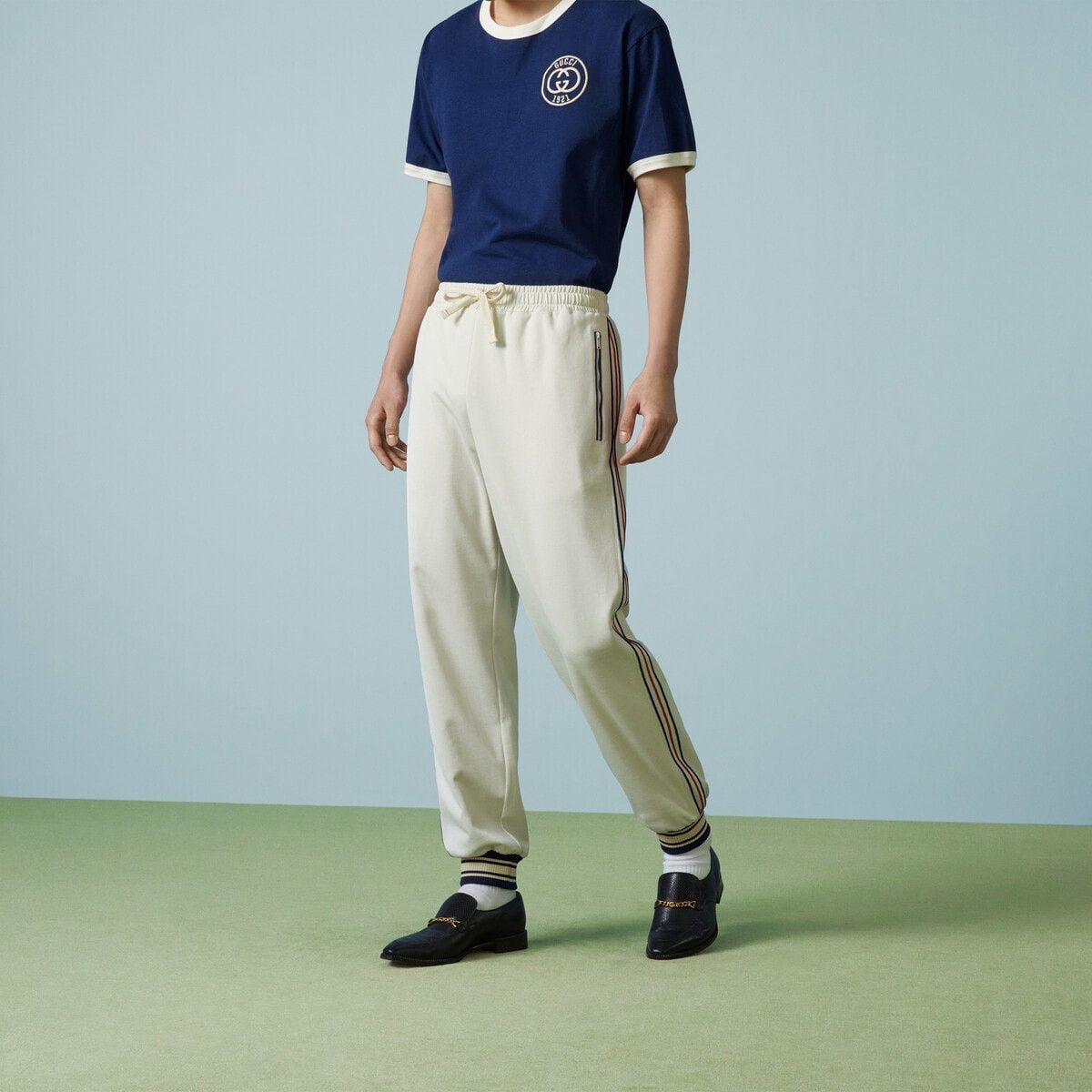 Gucci o1s1wg110925 Technical Jersey Jogging Pant in Multicolor Size US 36 / EU 52 - 5 Thumbnail