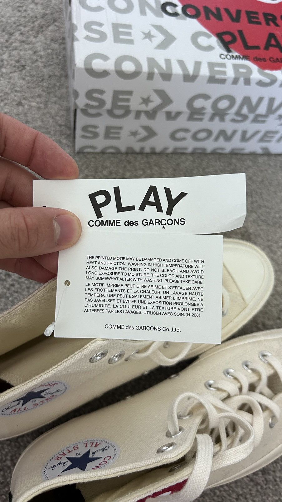 Comme des Garcons PLAY × Converse Converse x CDG Chuck 70 Size US 8 / EU 41 - 6 Thumbnail